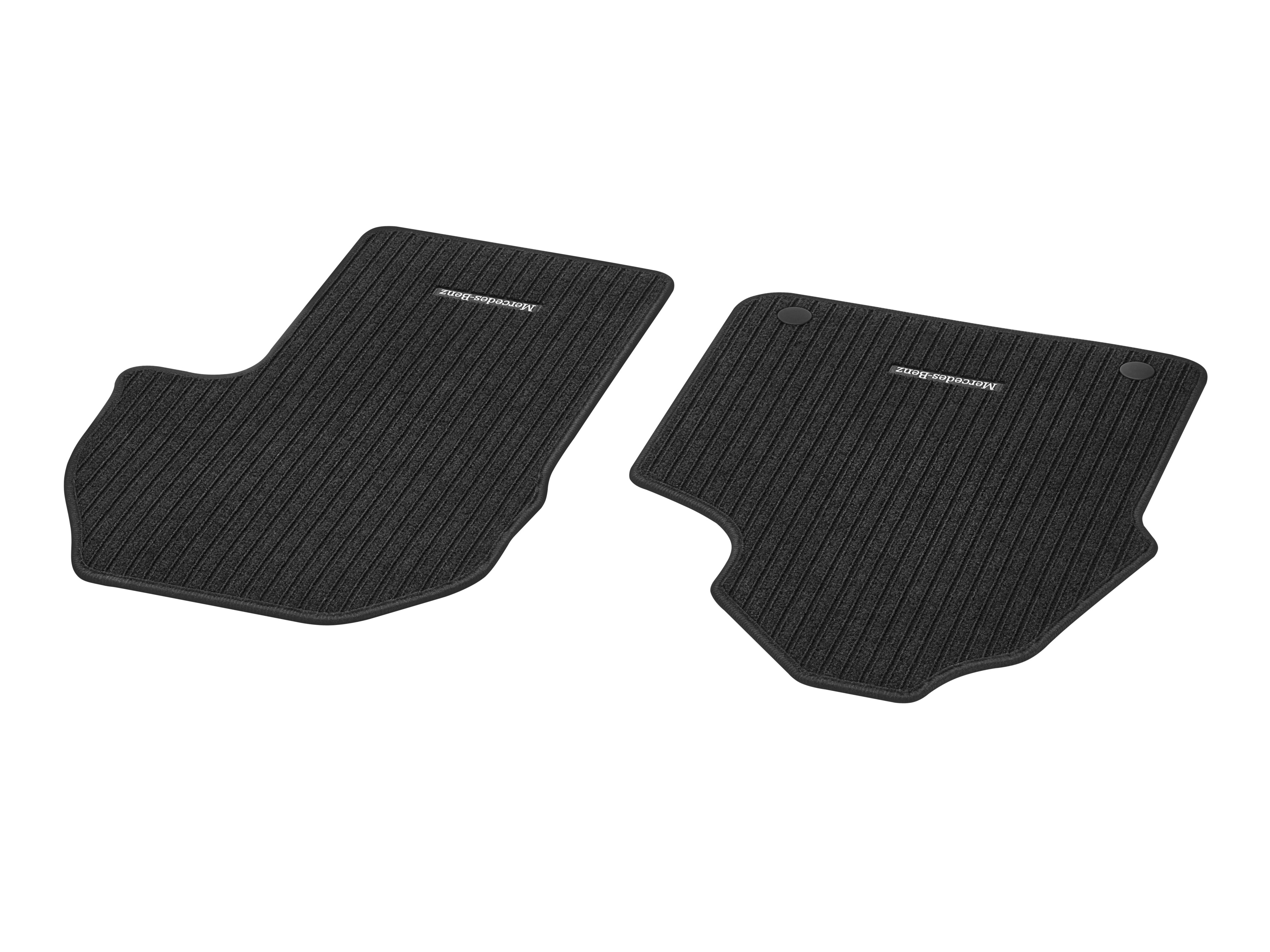 Ripsmatten, CLASSIC, Fahrer-/Beifahrermatte, 2-teilig, mit H00 - LL, schwarz