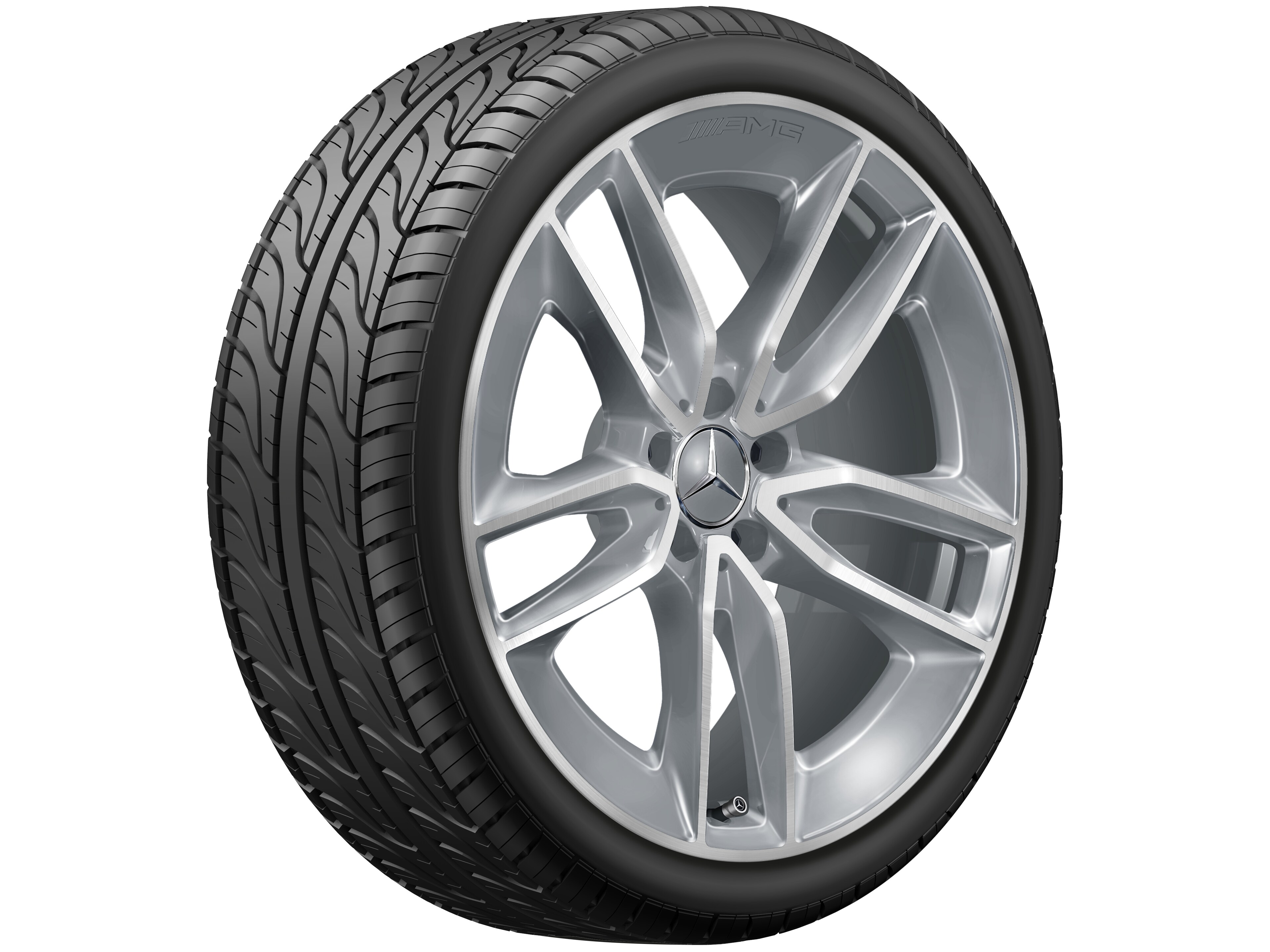 AMG 5-twin-spoke wheel, 50.8 cm (20-inch) - 9 J x 20 ET 49, tremolite metallic, high-sheen
