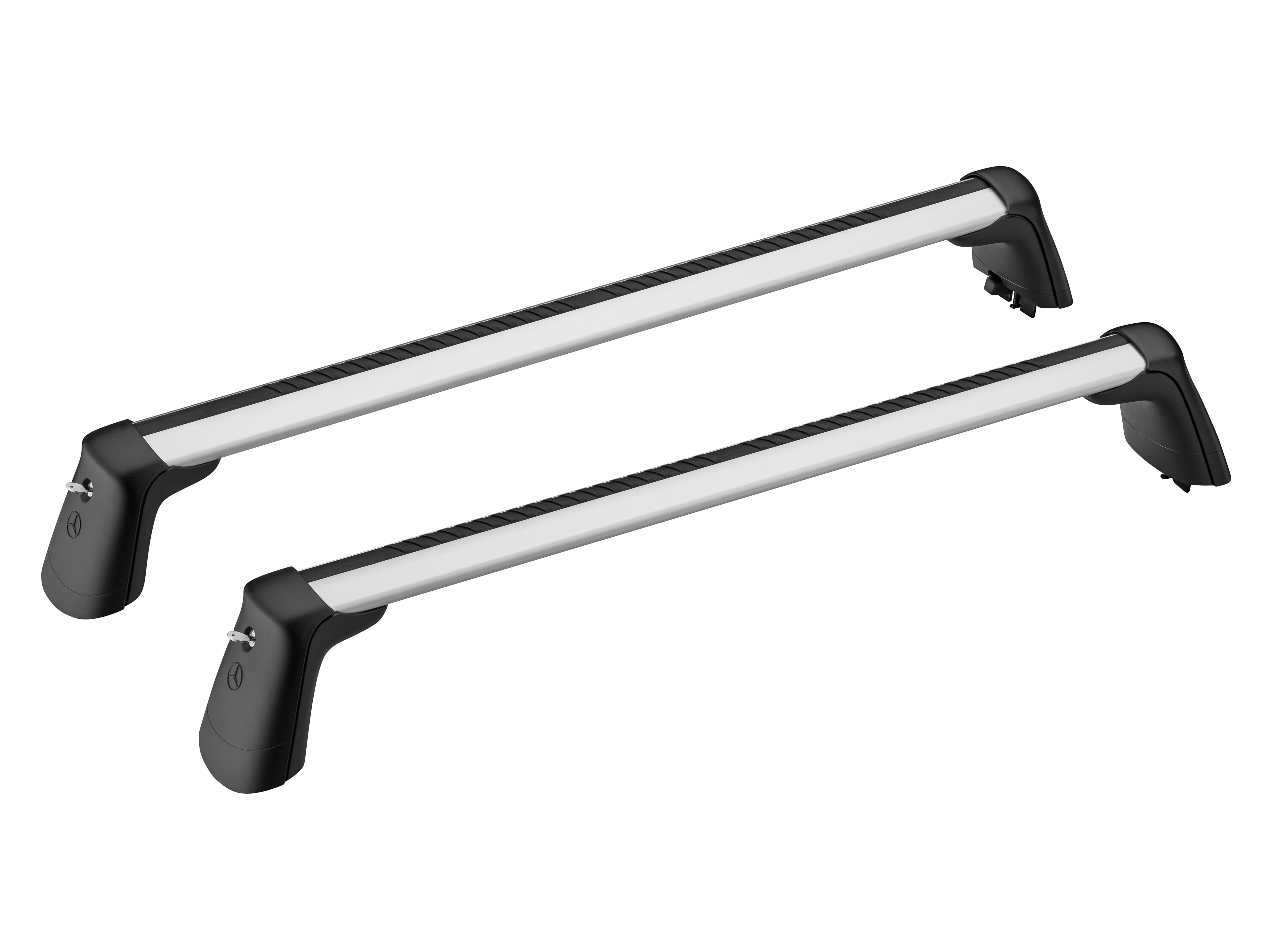 Grundträger - Aluminium / Stahl / Kunststoff, silberfarben / schwarz