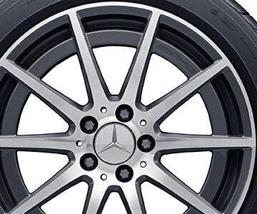 AMG 10-spoke wheel, 45.7 cm (18-inch) - 10,5 J x 18 ET 57, tantalite grey, high-sheen