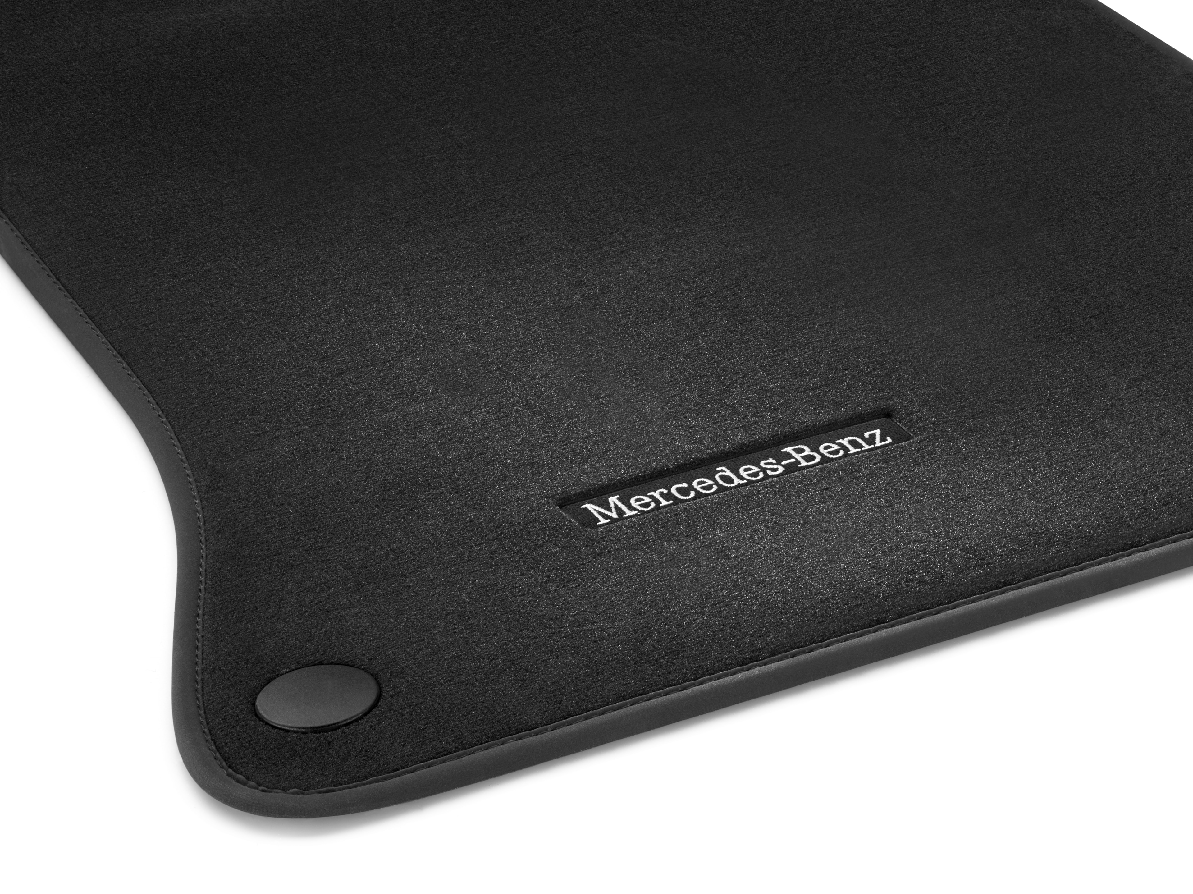 Velour floor mats CLASSIC, Set, Set of 4 - LHD, black