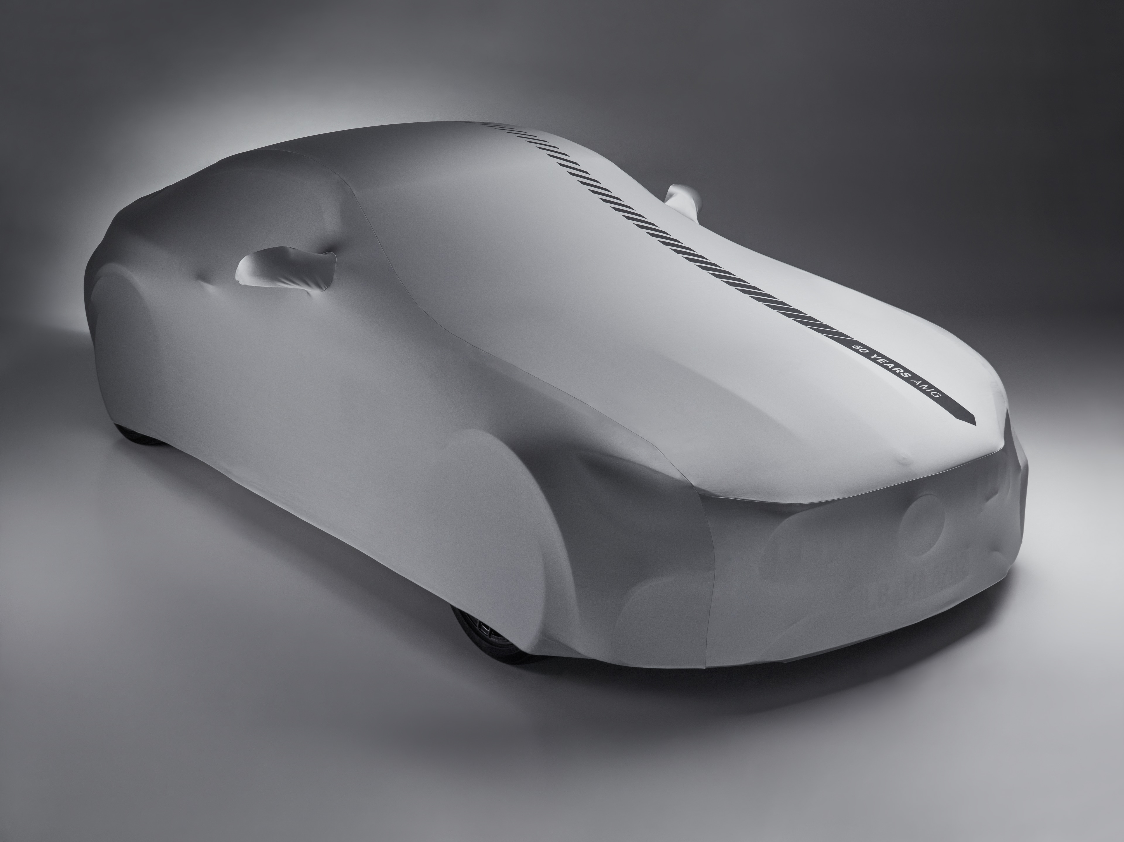AMG indoor car cover - Polyamide / Polyester, silver-coloured