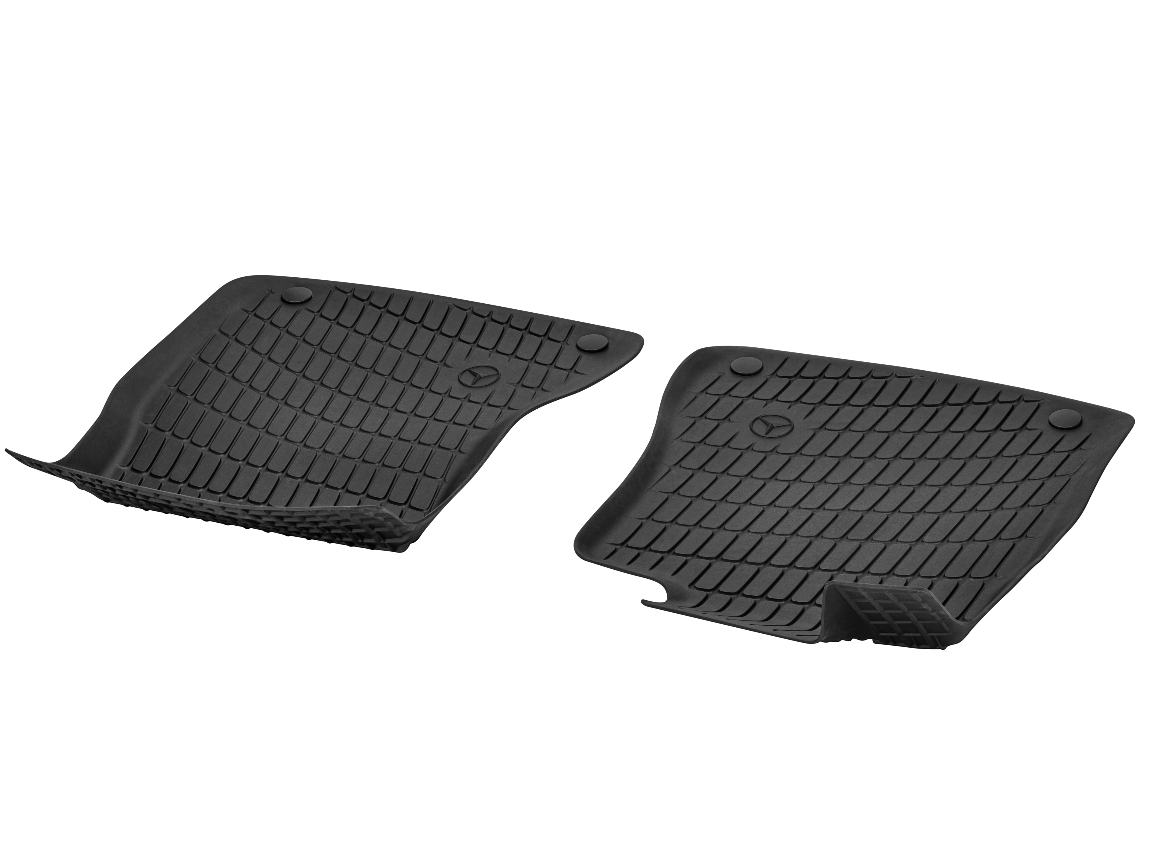 Allwettermatten, Dynamic Squares, Fahrer-/Beifahrermatte, 2-teilig - LL, schwarz