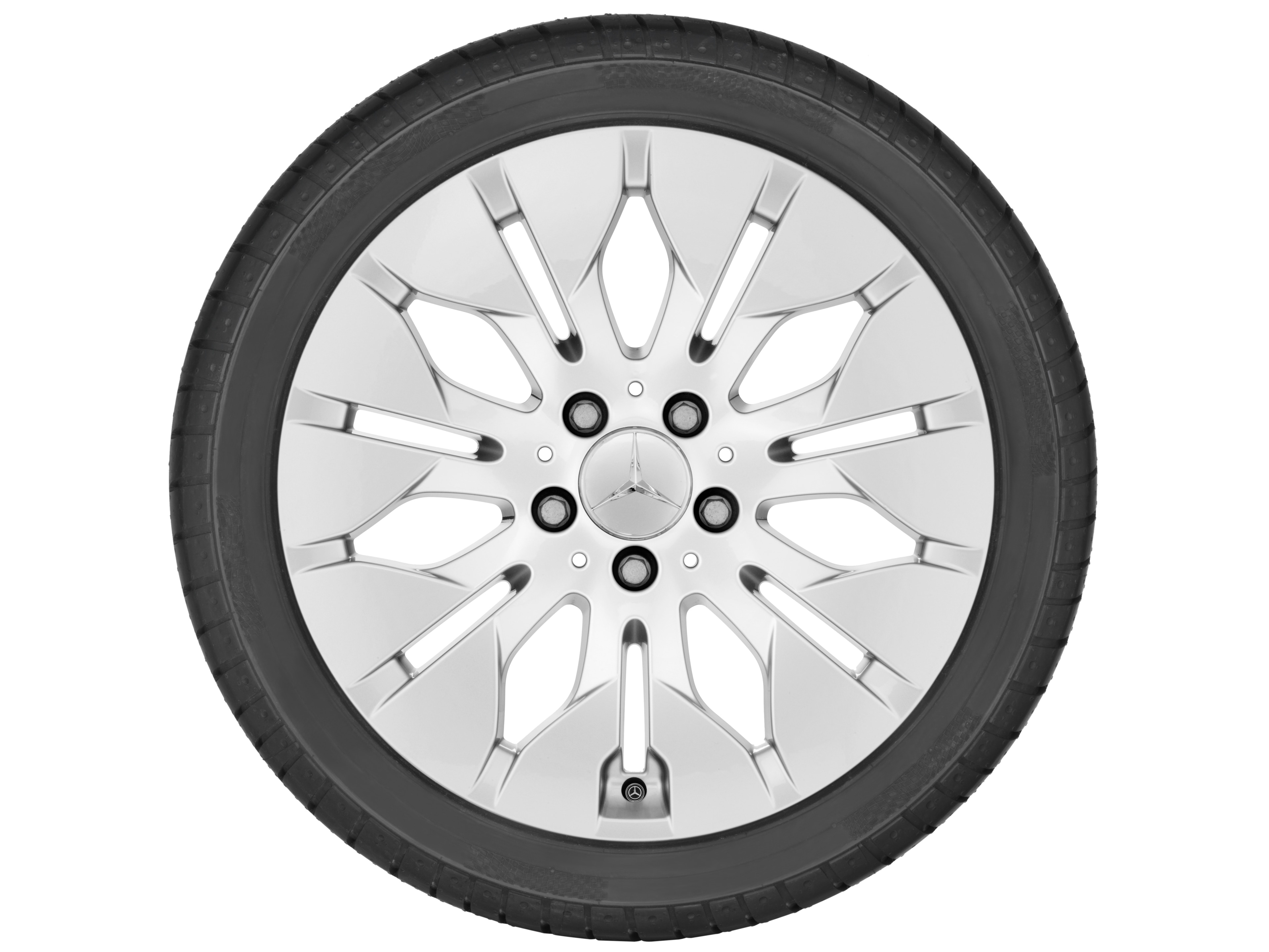 7-twin-spoke wheel, 43.2 cm (17-inch) - 7,5 J x 17 ET 53, titanium silver, painted