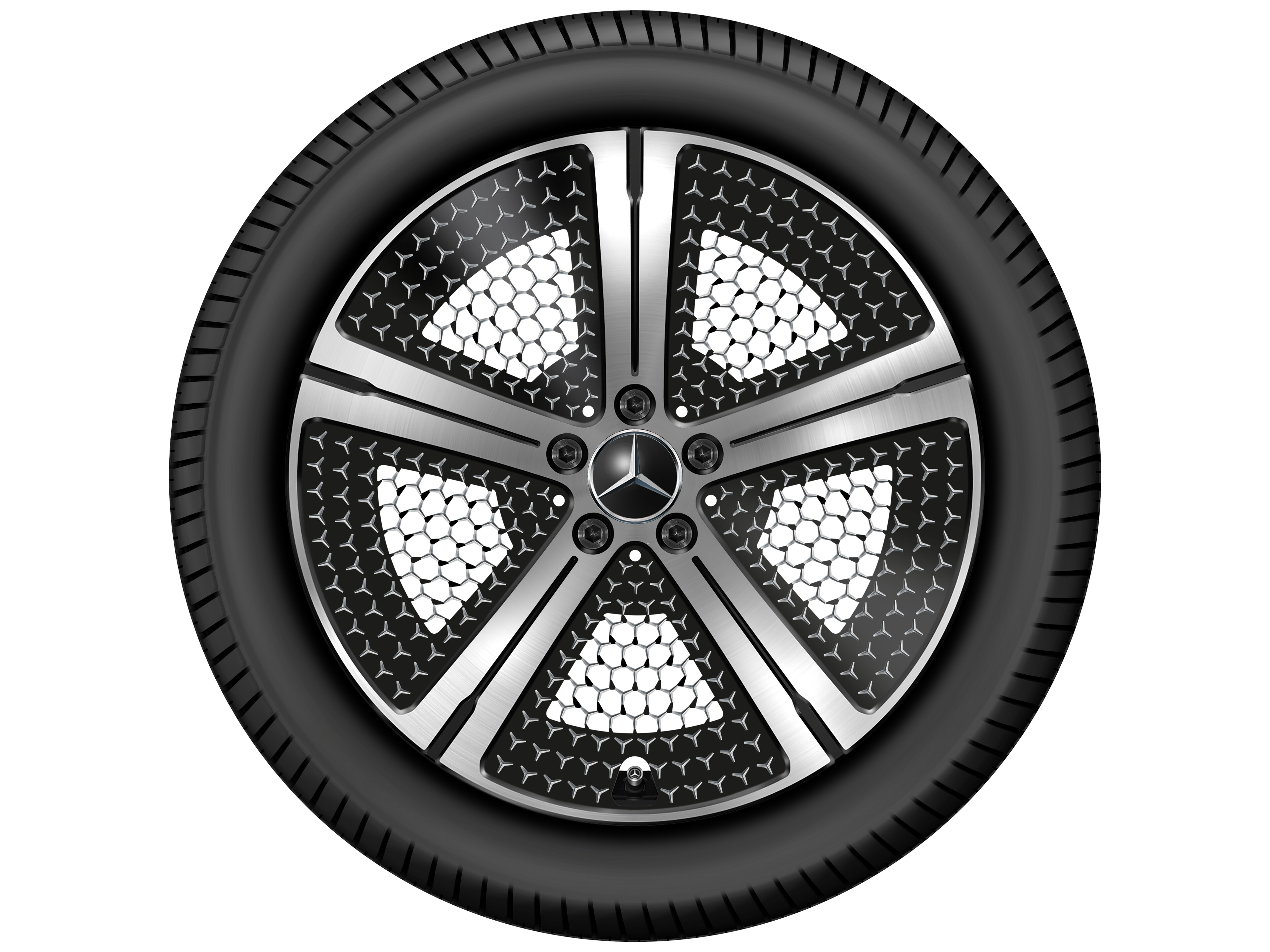 5-spoke wheel, Aero, 50.8 cm (20-inch), High-sheen finish - 8,5 J x 20 ET 33, black, high-sheen
