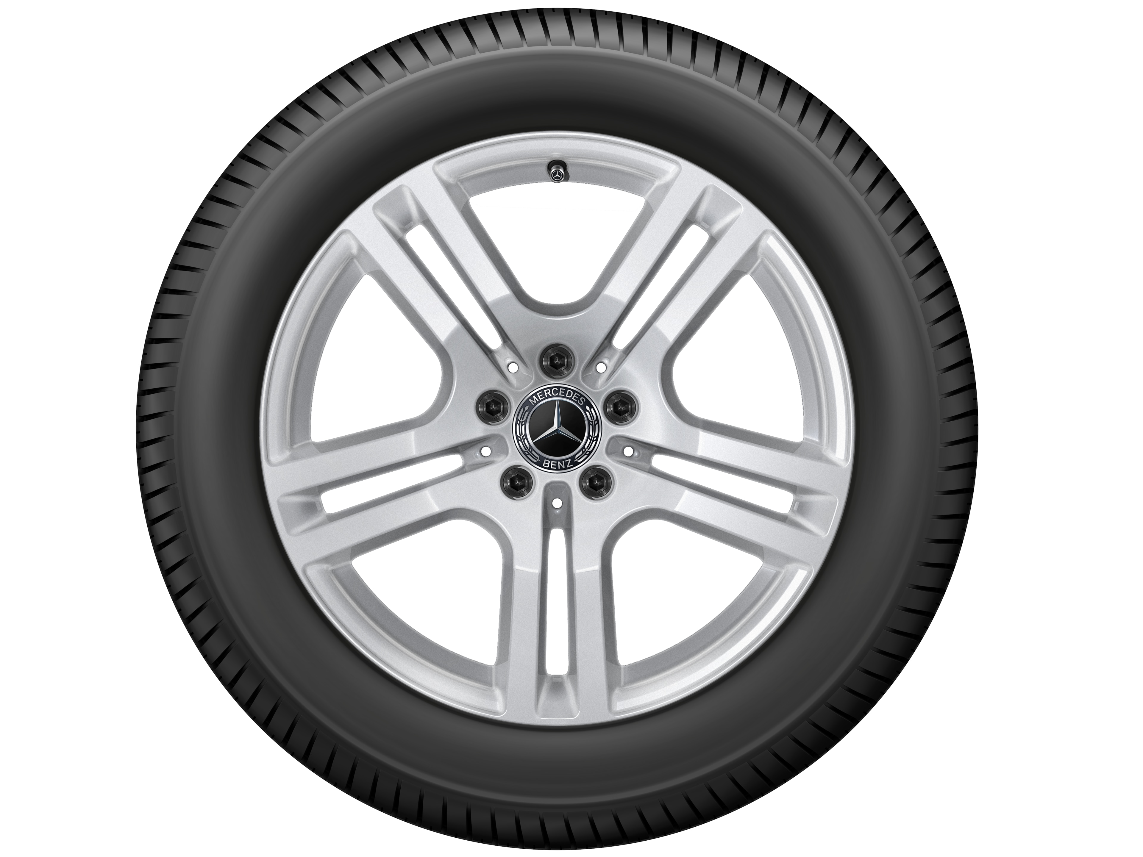 5-twin-spoke wheel, Aero, 45.7 cm (18-inch) - 7,5 J x 18 ET 53, vanadium silver, painted