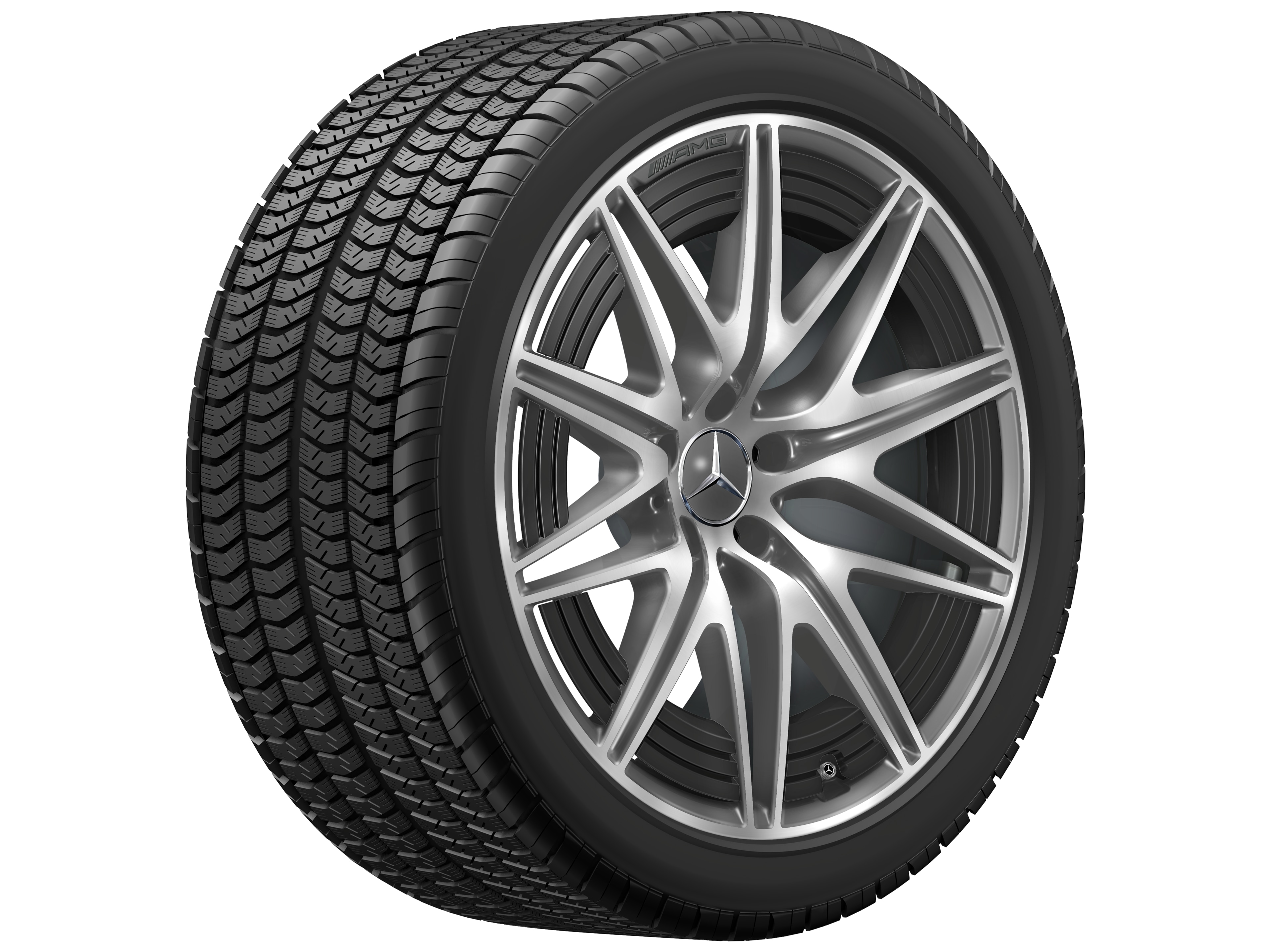 AMG 10-spoke wheel, 50.8 cm (20-inch) - 11 J x 20 ET 33, tantalite grey, high-sheen