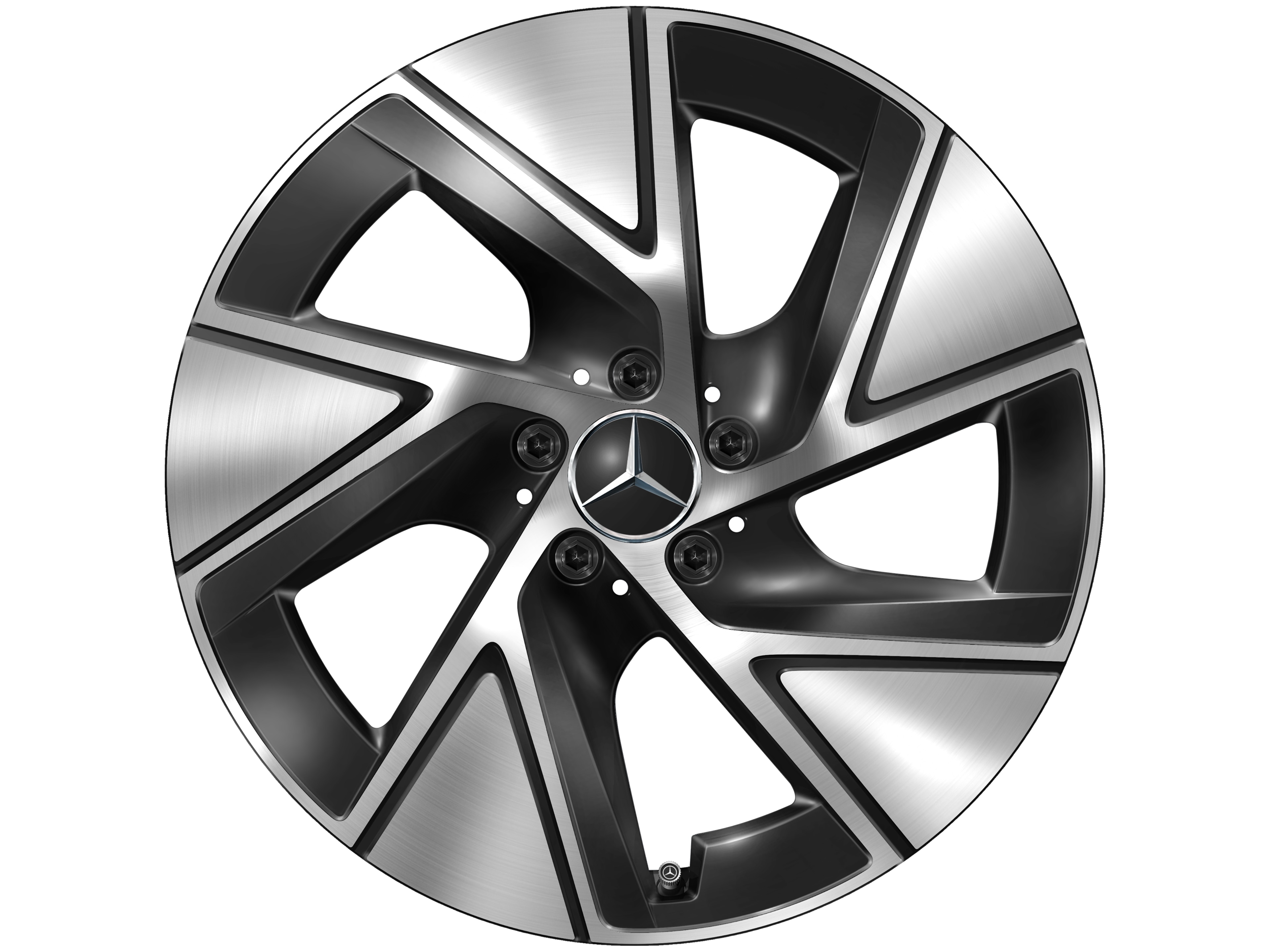 5-hole wheel, Aero, 48.3 cm (19-inch) - 8 J x 19 ET 32,5, black, high-sheen