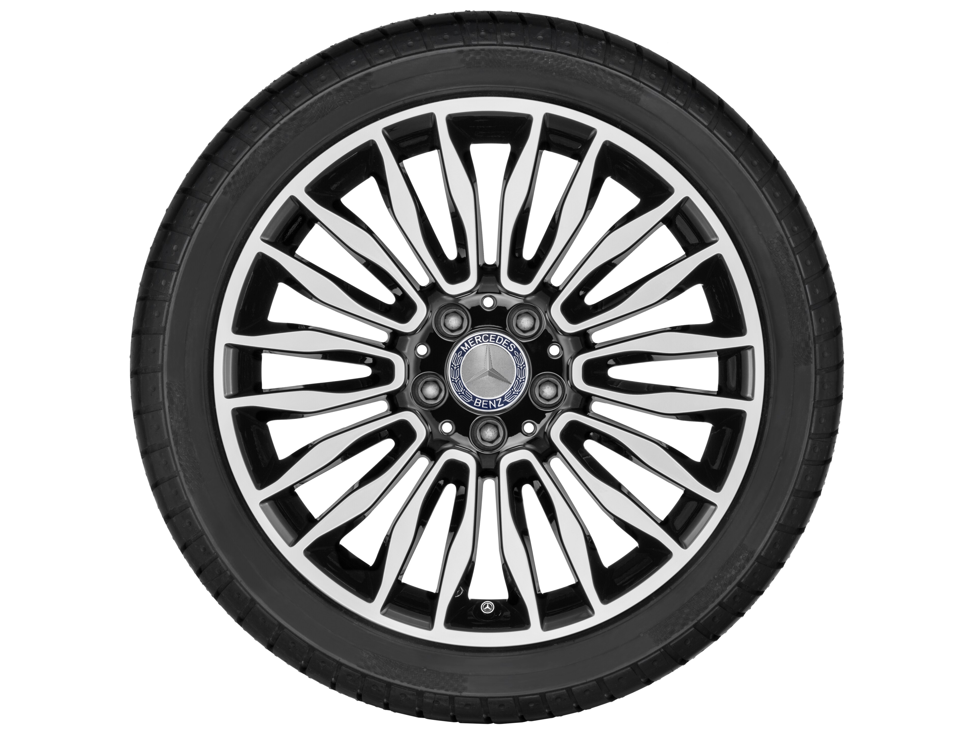 10-twin-spoke wheel, 45.7 cm (18-inch), High-sheen finish - 8,5 J x 18 ET 48, black, high-sheen