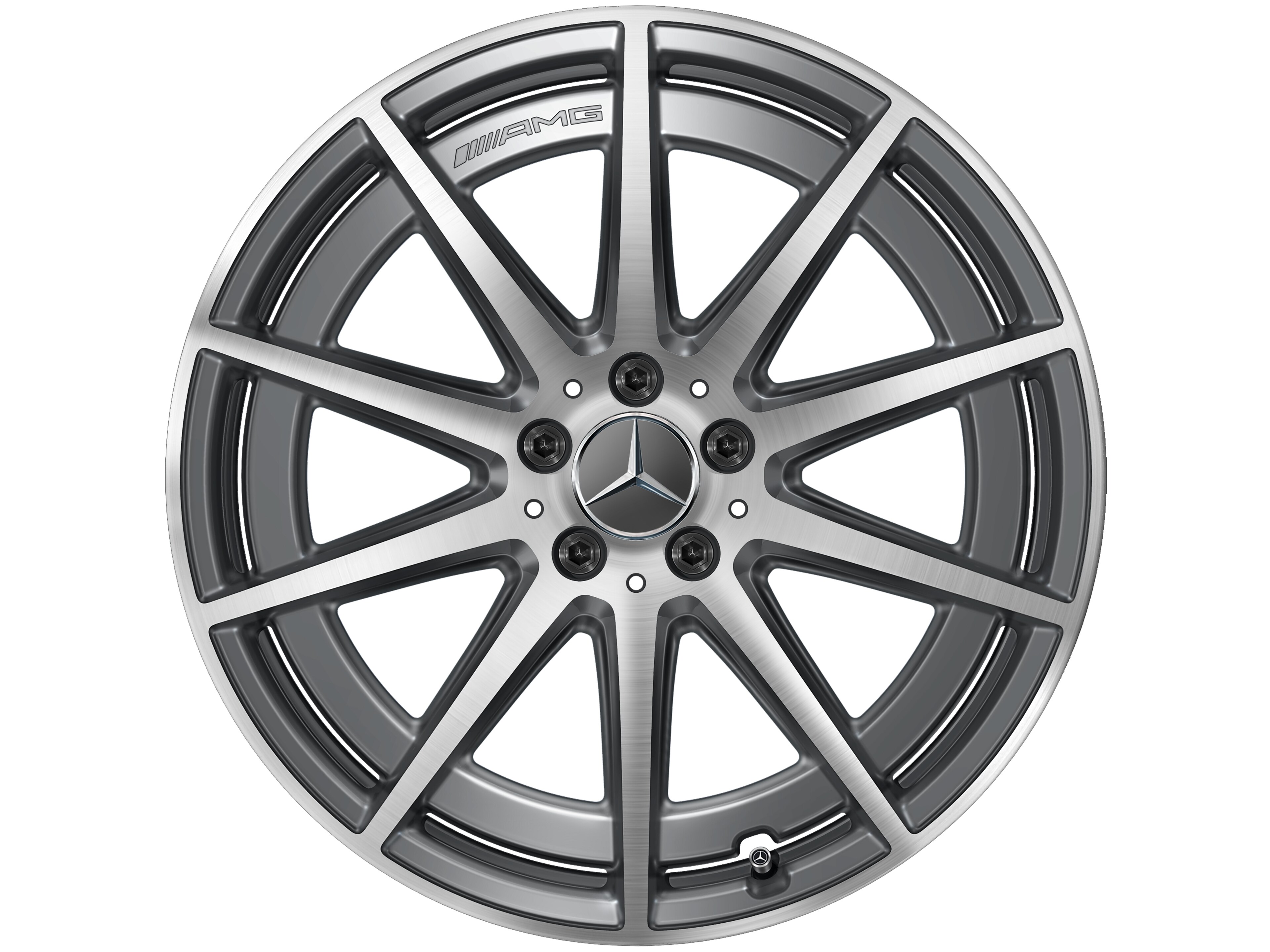 AMG 10-spoke wheel, 50.8 cm (20-inch) - 9,5 J x 20 ET 57, tantalite grey, high-sheen