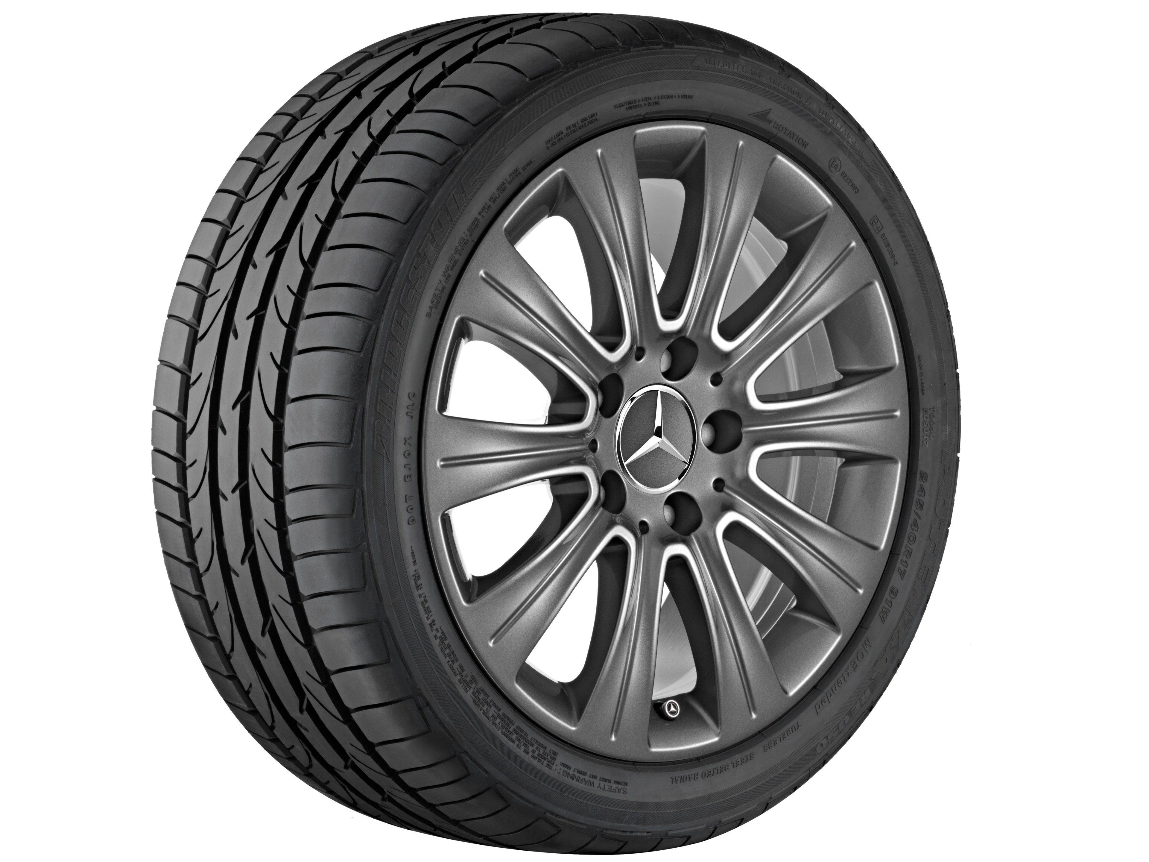 10-spoke wheel, 40.6 cm (16-inch) - 8 J x 16 ET 46, himalaya grey