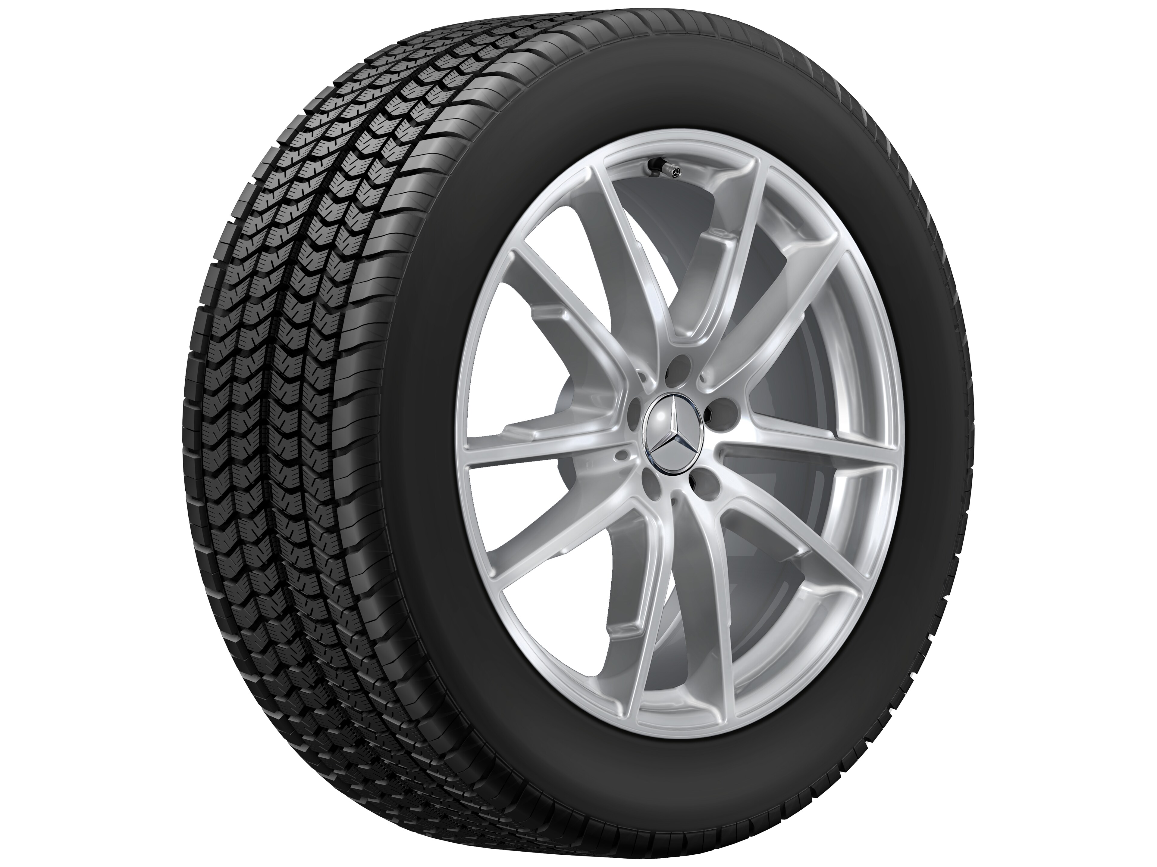 5-twin-spoke wheel, 50.8 cm (20-inch) - 8,5 J x 20 ET 29,5, vanadium silver, painted