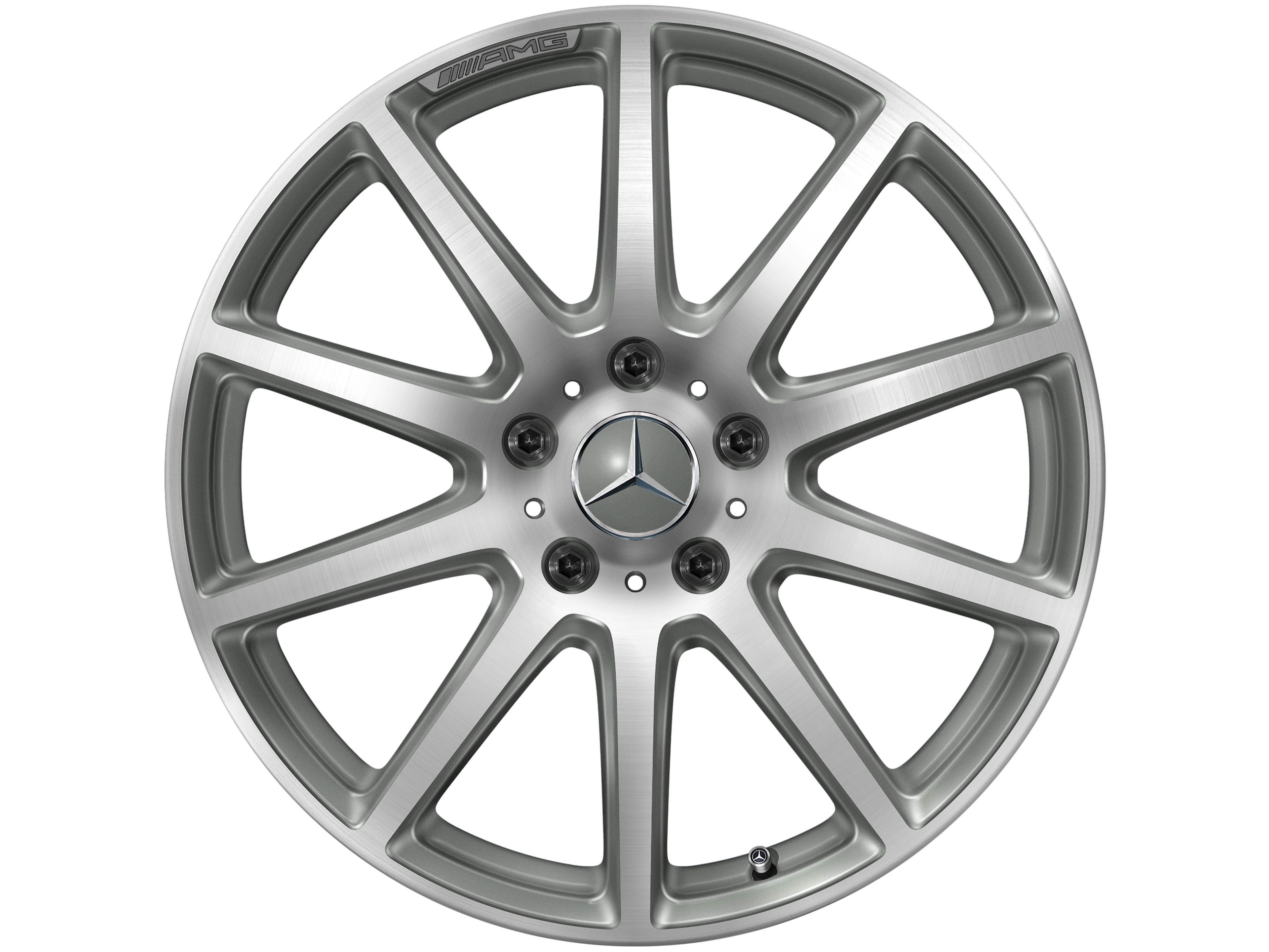 AMG multi-spoke wheel, 50.8 cm (20-inch) - 9,5 J x 20 ET 35, titanium grey, high-sheen
