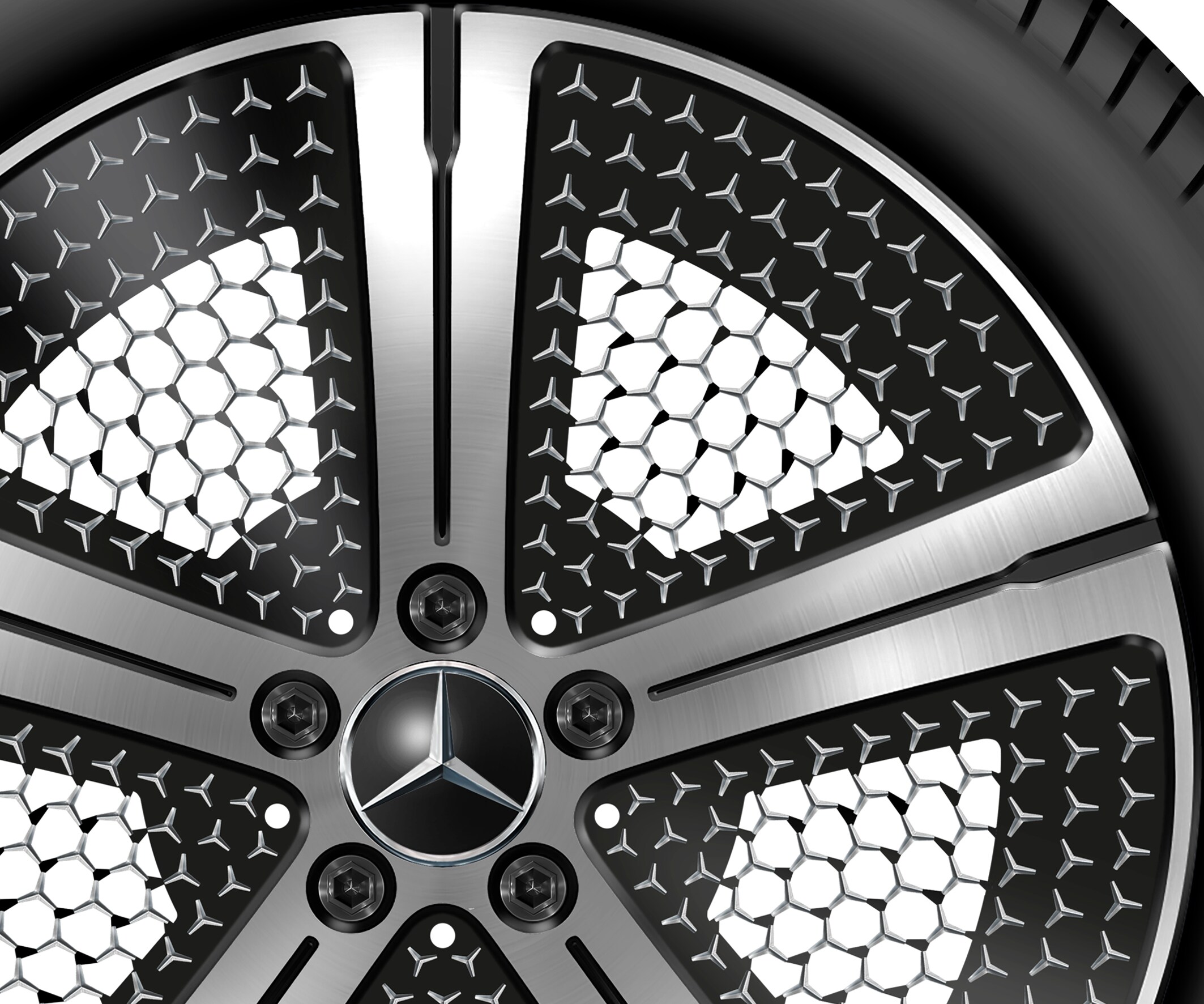 5-spoke wheel, Aero, 50.8 cm (20-inch), High-sheen finish - 8,5 J x 20 ET 33, black, high-sheen