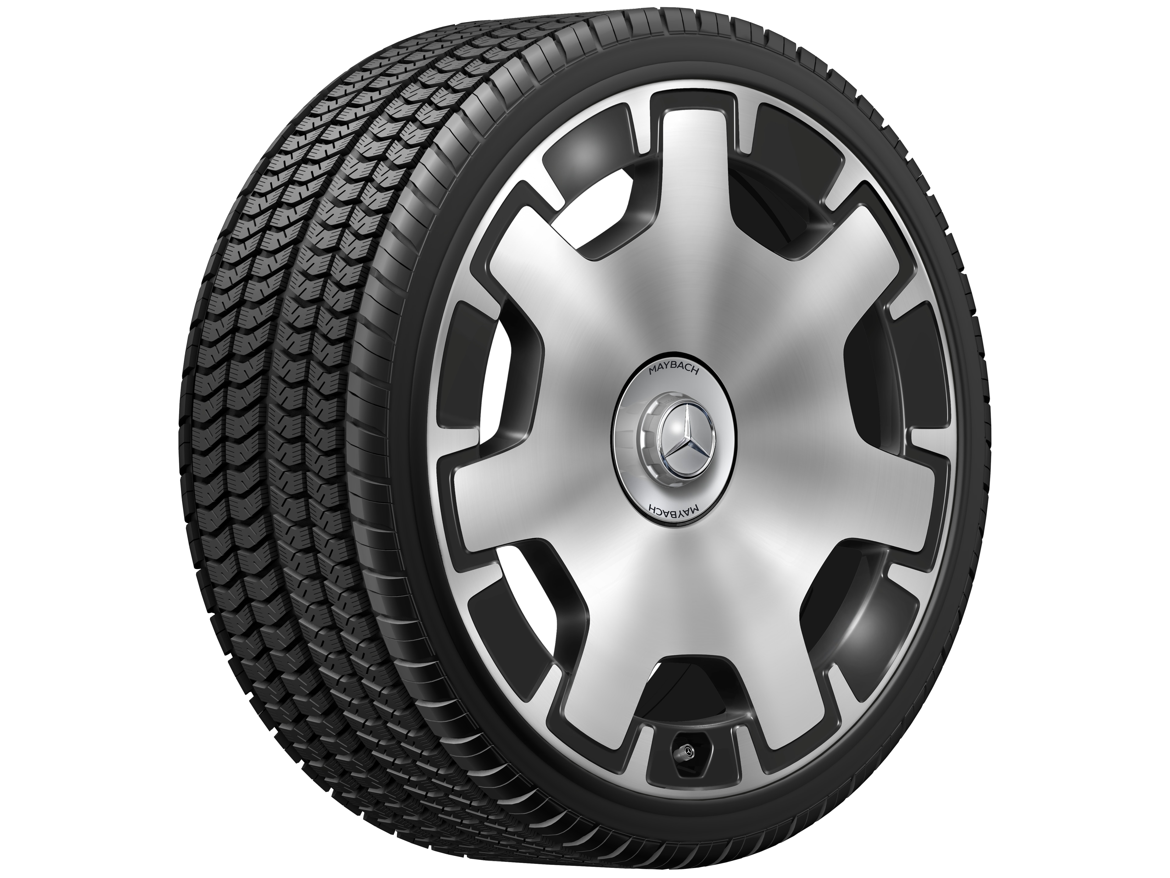 7-hole wheel, 55.9 cm (22-inch) - 9,5 J x 22 ET 27,5, black, high-sheen
