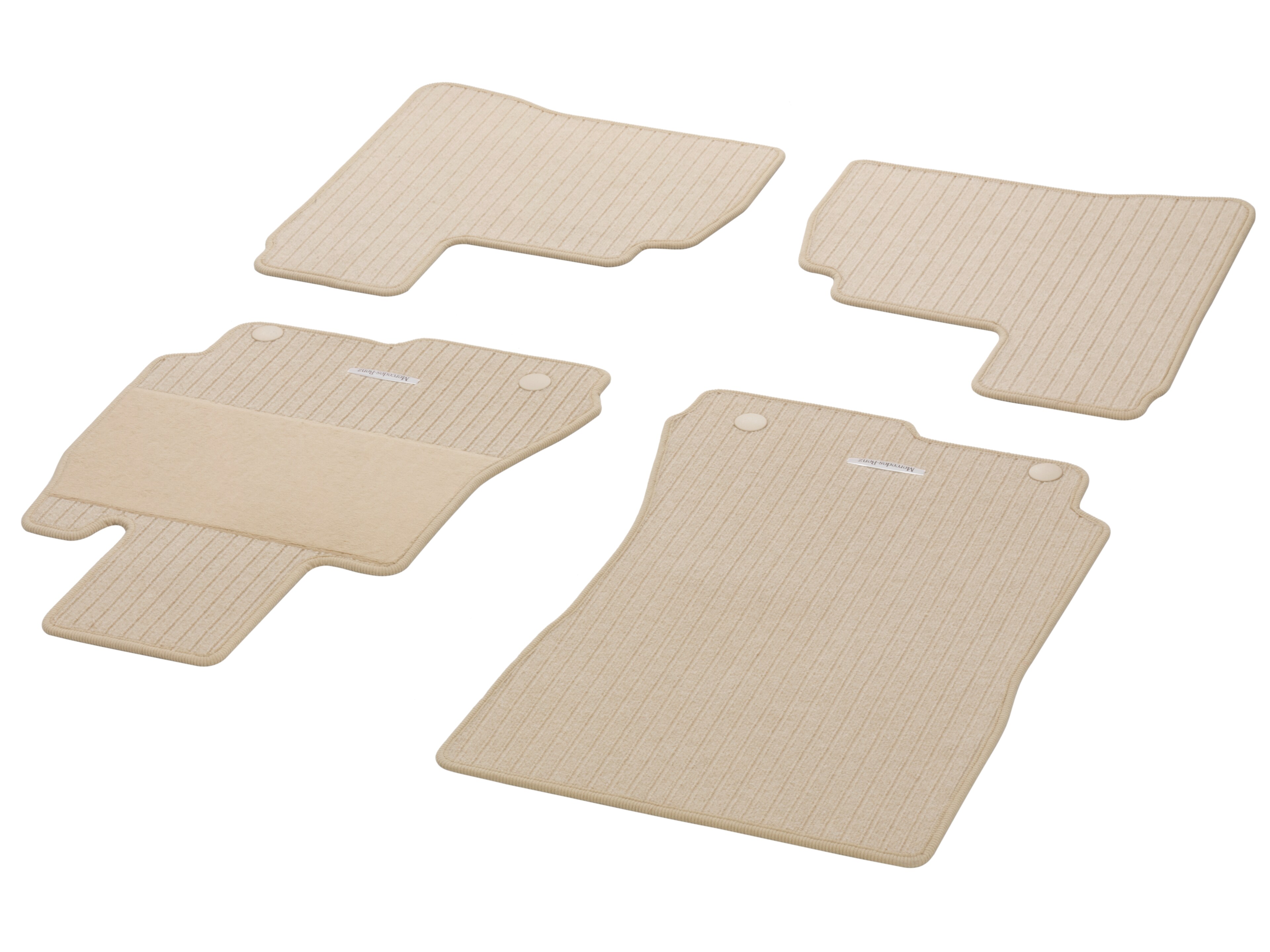 Ribbed mats, CLASSIC, Set, Set of 4