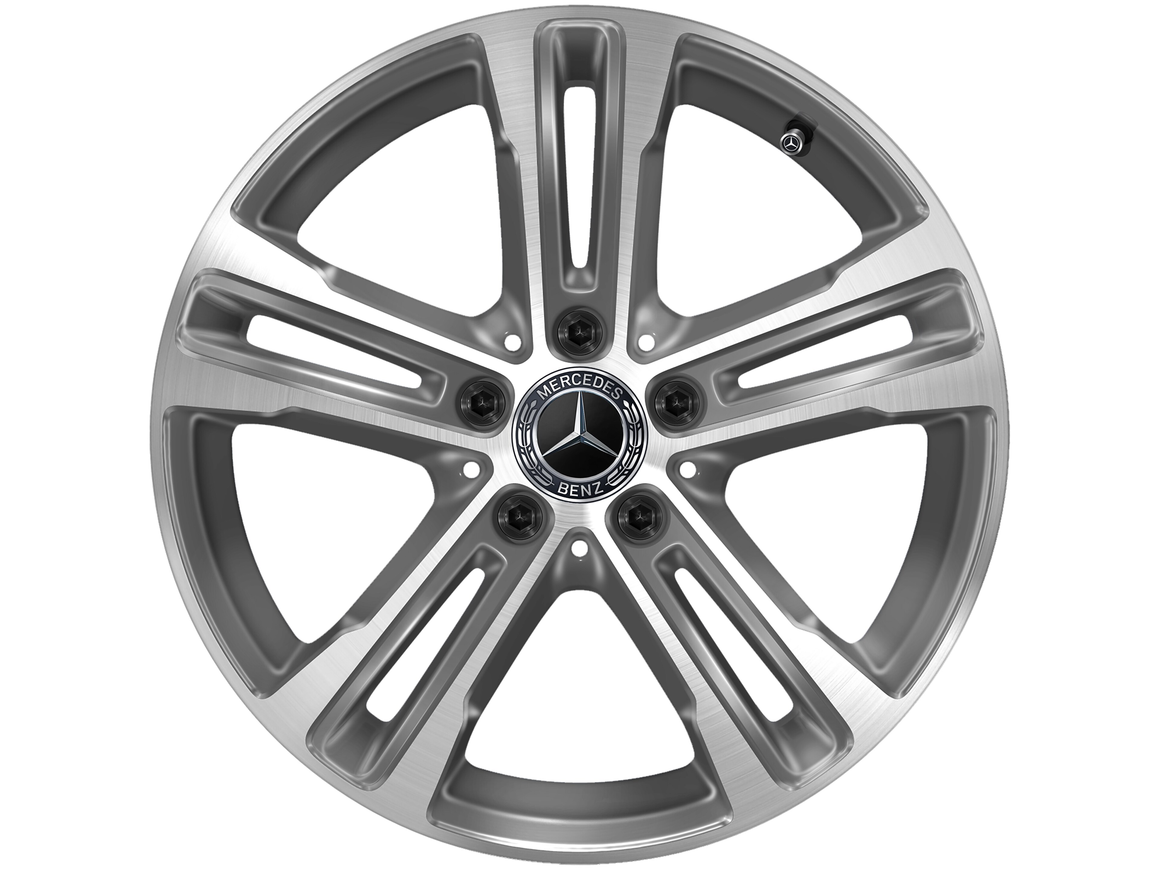 5-twin-spoke wheel, 43.2 cm (17-inch) - 7,5 J x 17 ET 40, tremolite metallic, high-sheen