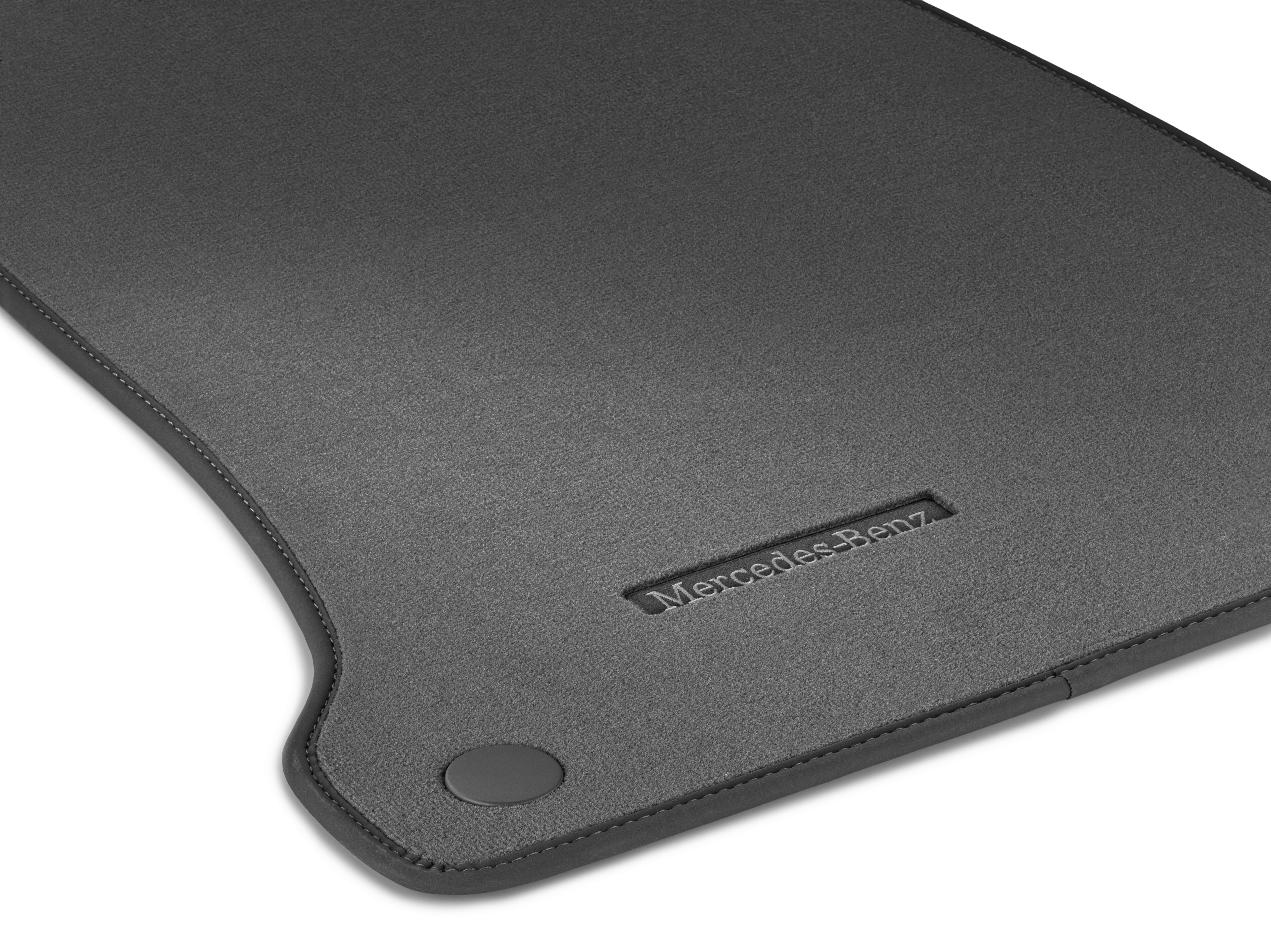 Velour floor mats CLASSIC, Set, Set of 4 - LHD, magma grey