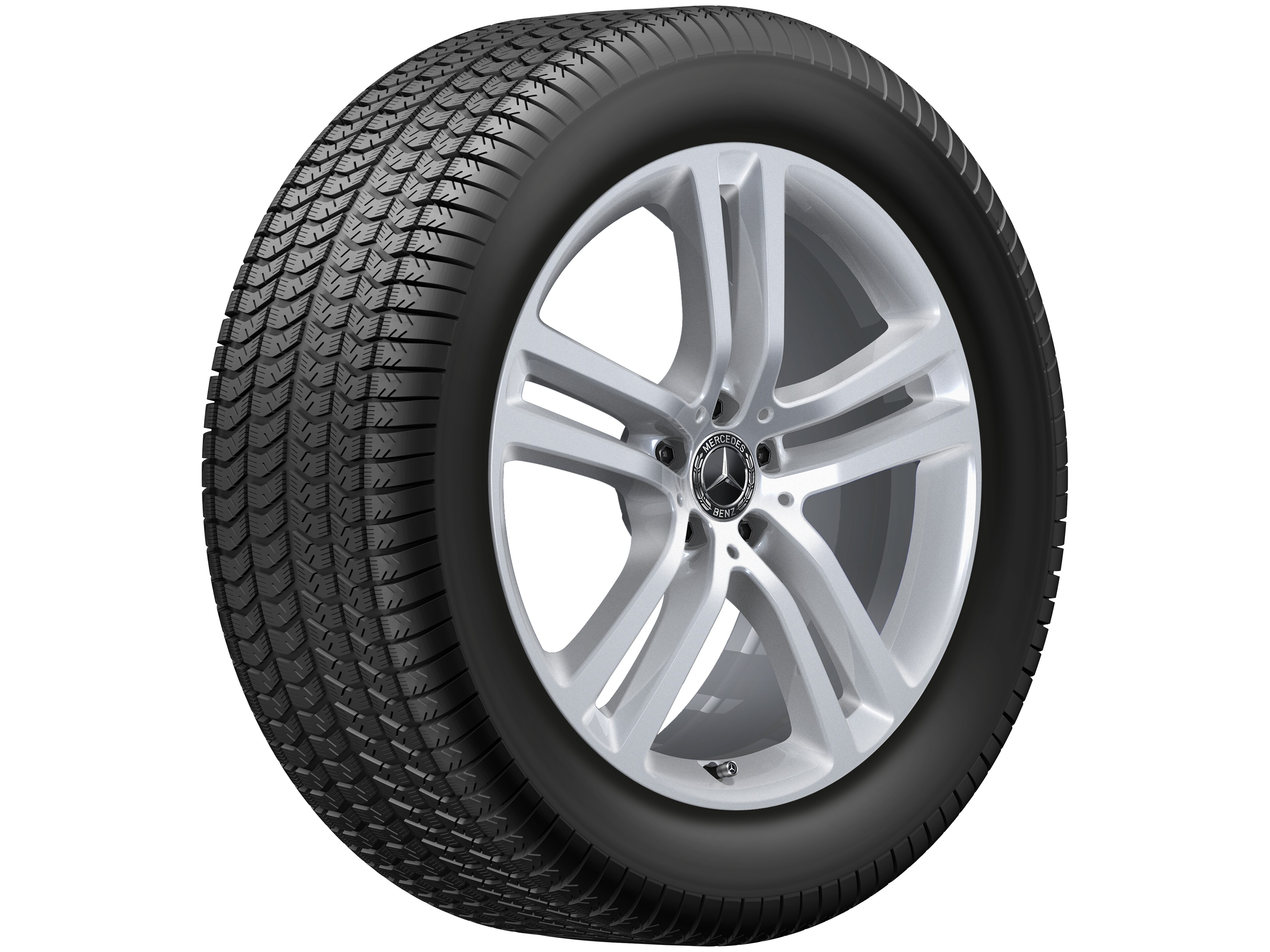5-twin-spoke wheel, 50.8 cm (20-inch) - 8,5 J x 20 ET 42, vanadium silver, painted