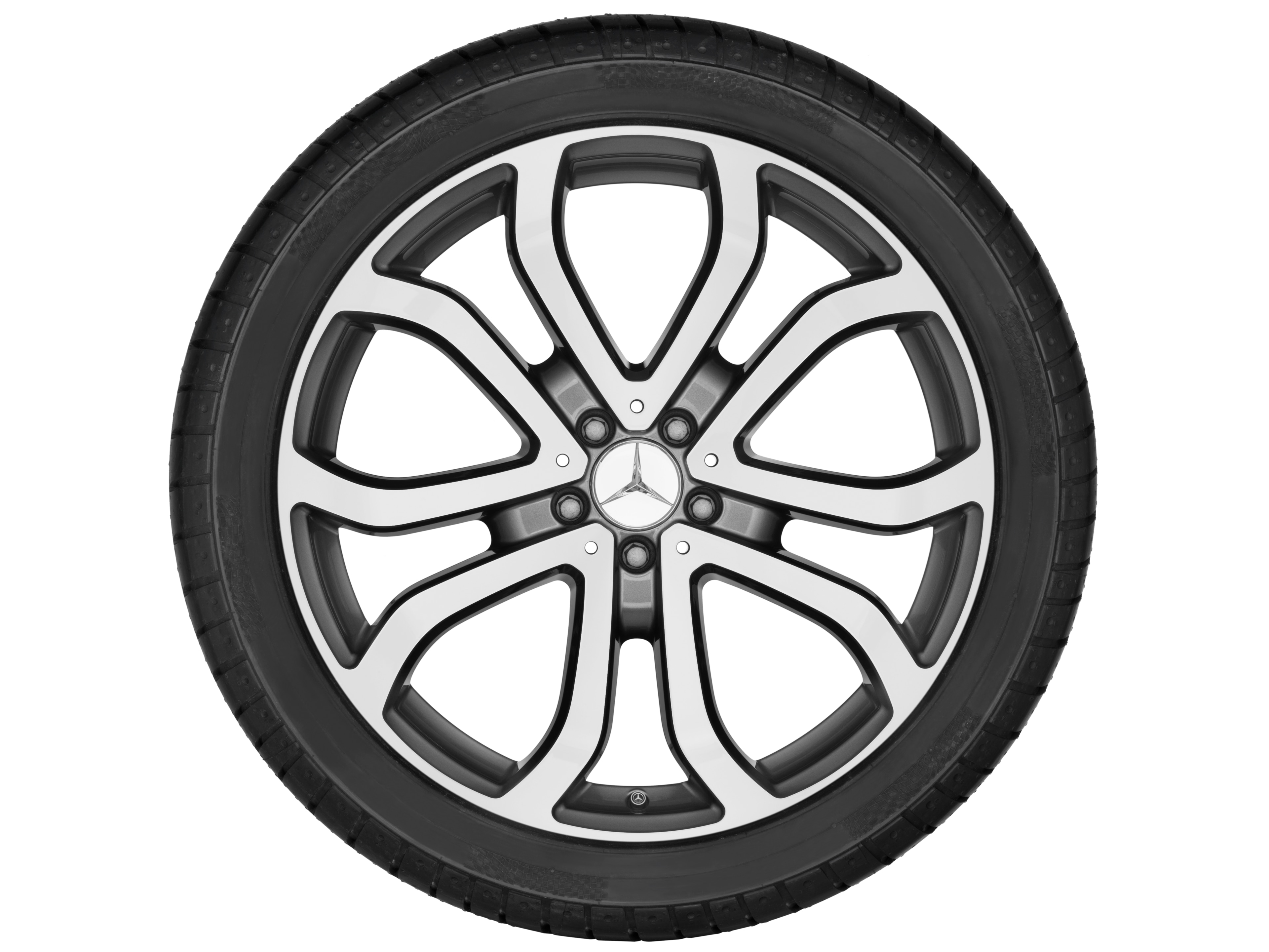 5-twin-spoke wheel, 48.3 cm (19-inch) - 8,5 J x 19 ET 59, himalaya grey, high-sheen