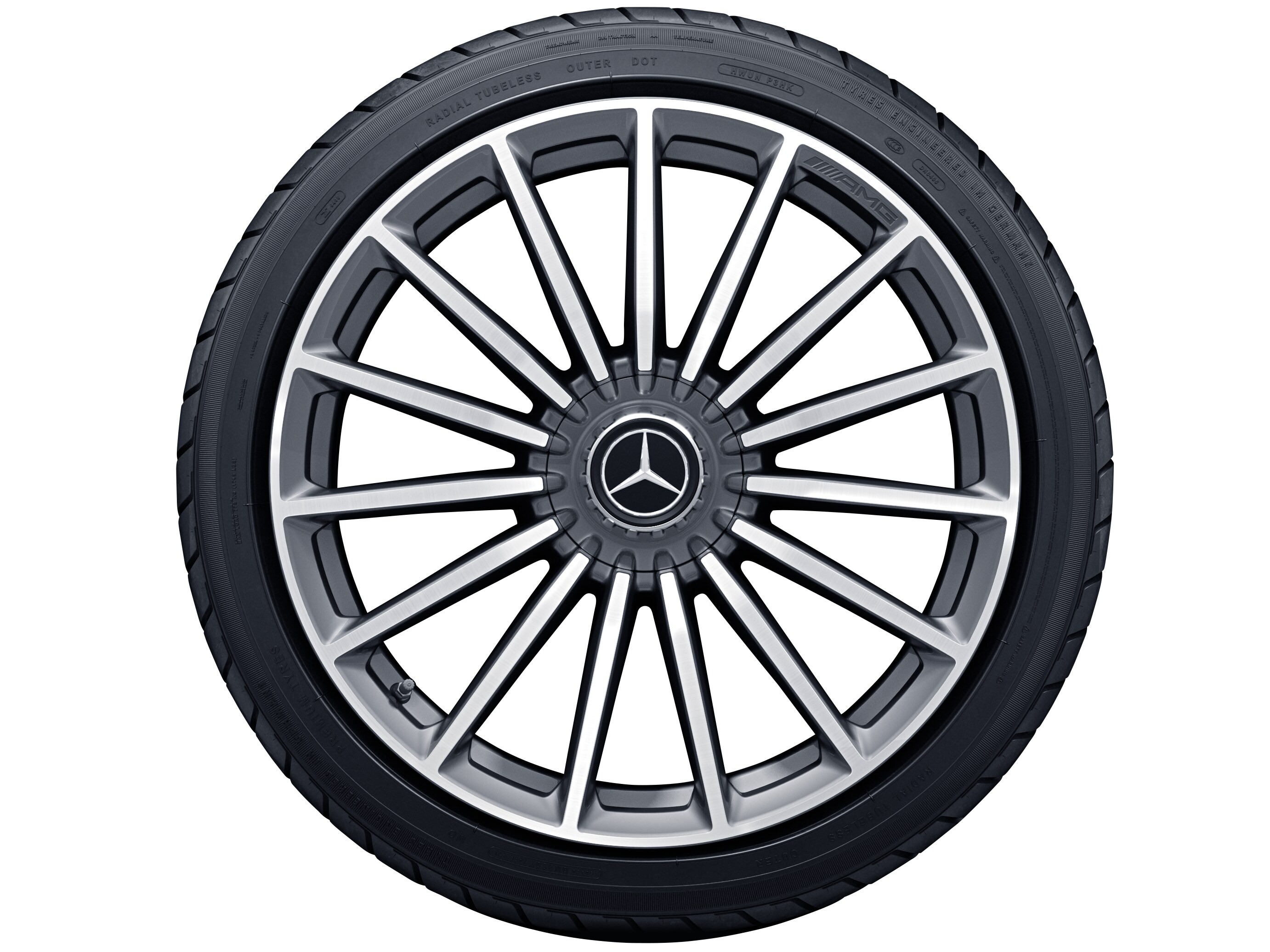AMG multi-spoke wheel, 50.8 cm (20-inch) - 11 J x 20 ET 20, titanium grey, high-sheen