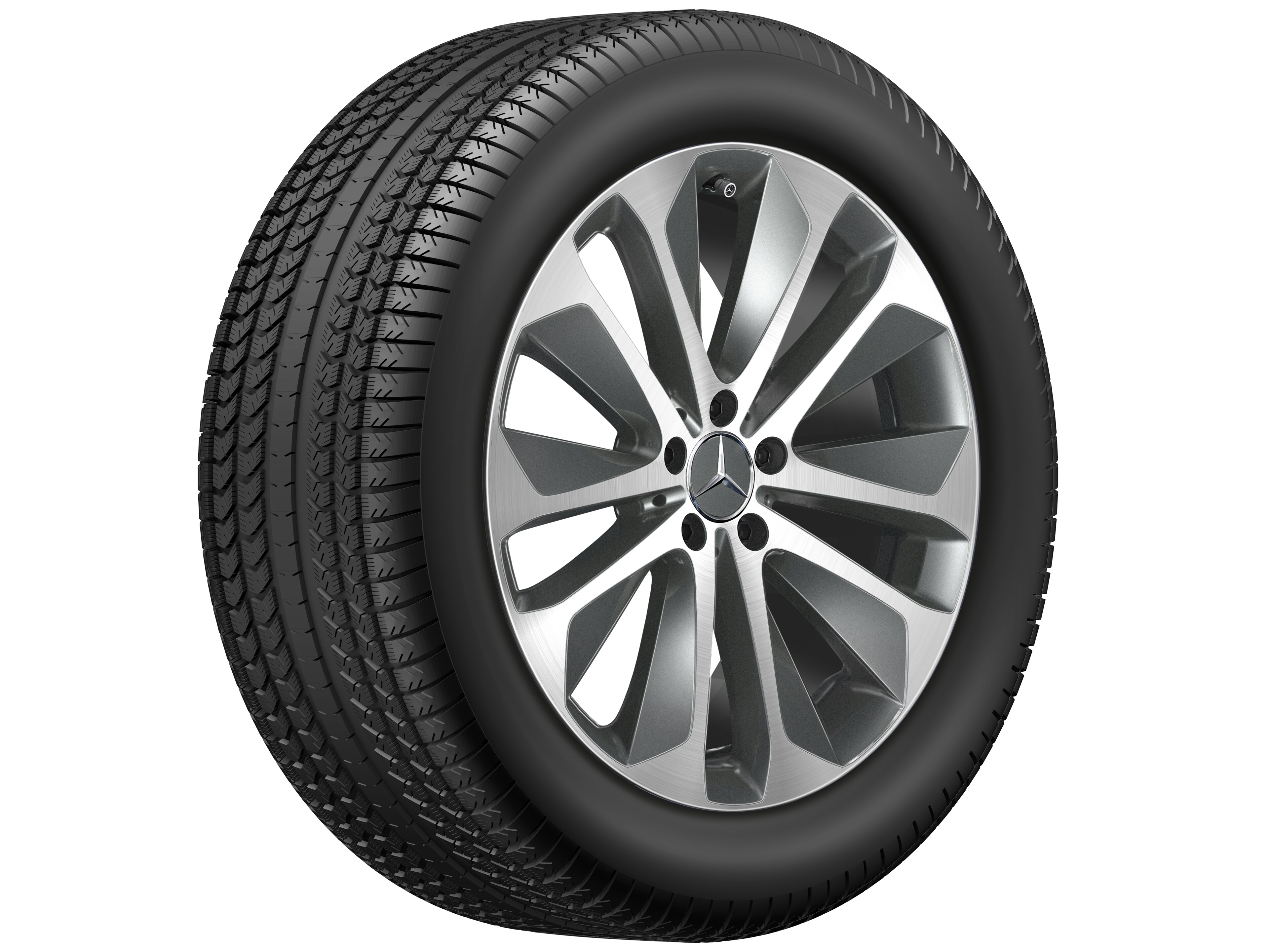 10-spoke wheel, 50.8 cm (20-inch), High-sheen finish - 8,5 J x 20 ET 55,5, himalaya grey, high-sheen