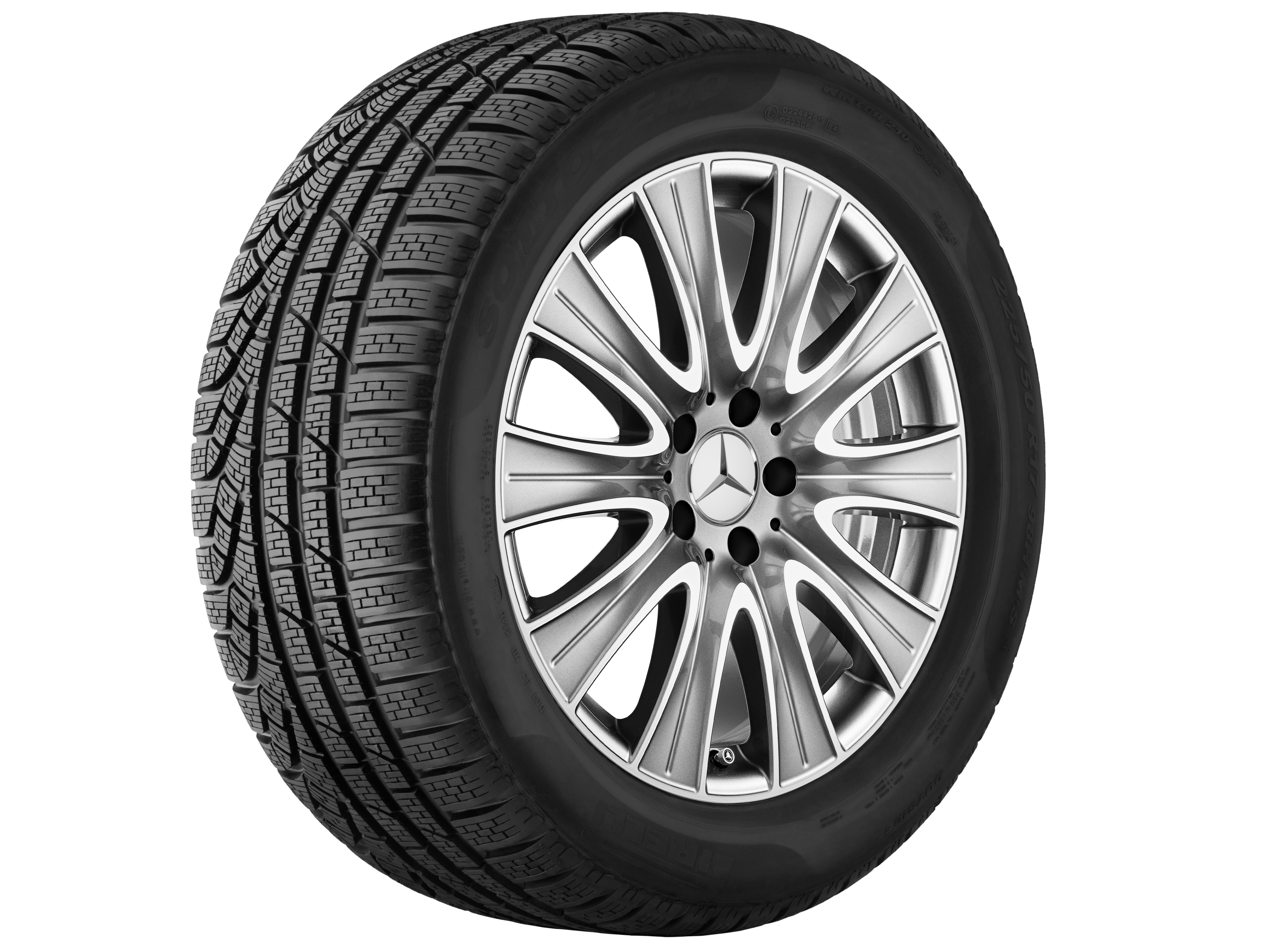 10-spoke wheel, 45.7 cm (18-inch), High-sheen finish - 9,5 J x 18 ET 43,5, himalaya grey, high-sheen