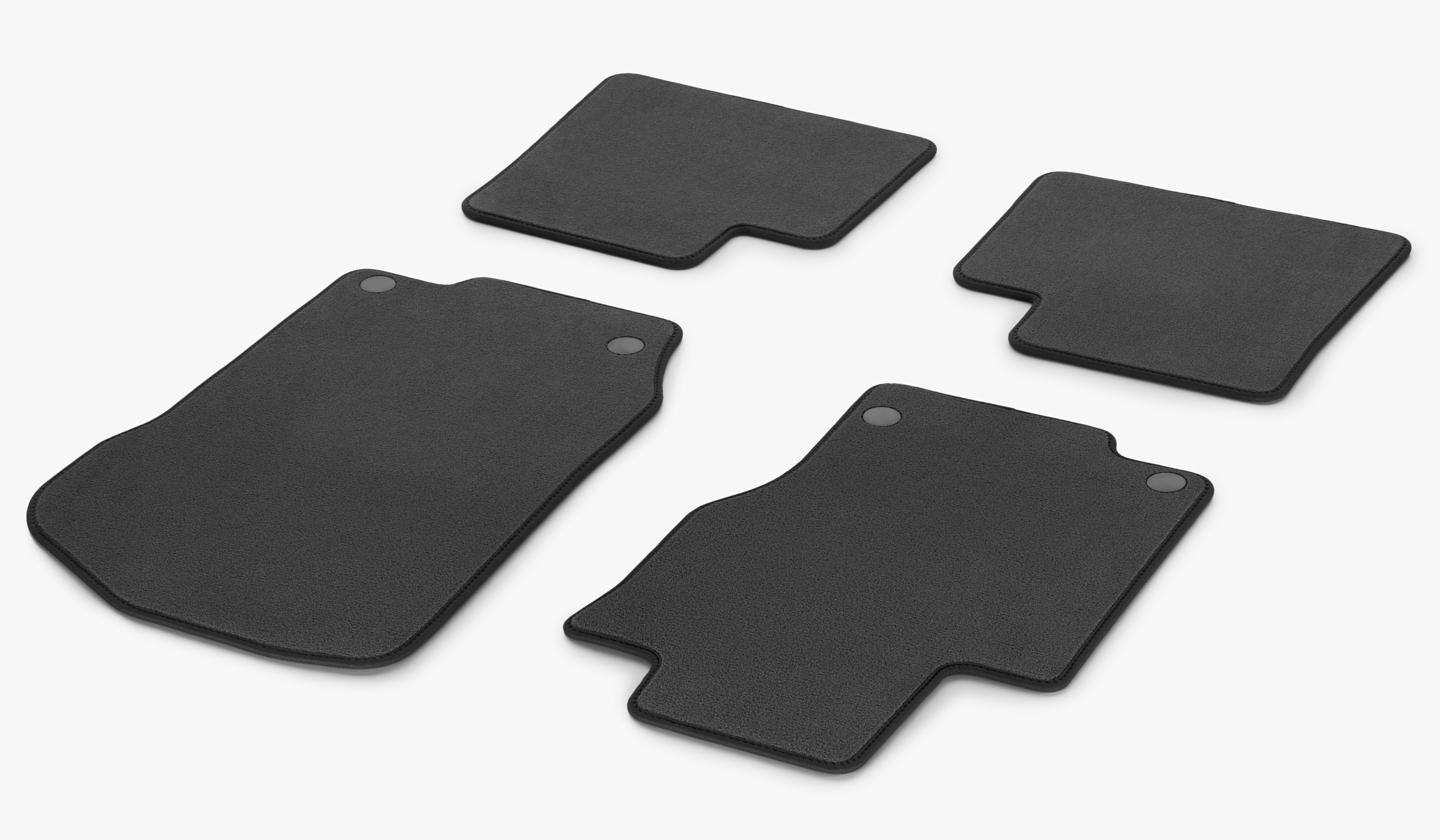 Velour floor mats CLASSIC, Set, Set of 4