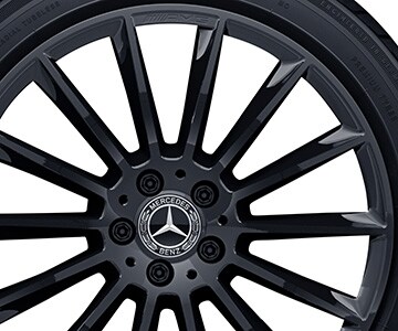 AMG multi-spoke wheel, 48.3 cm (19-inch) - 8 J x 19 ET 43,5, black, glossy