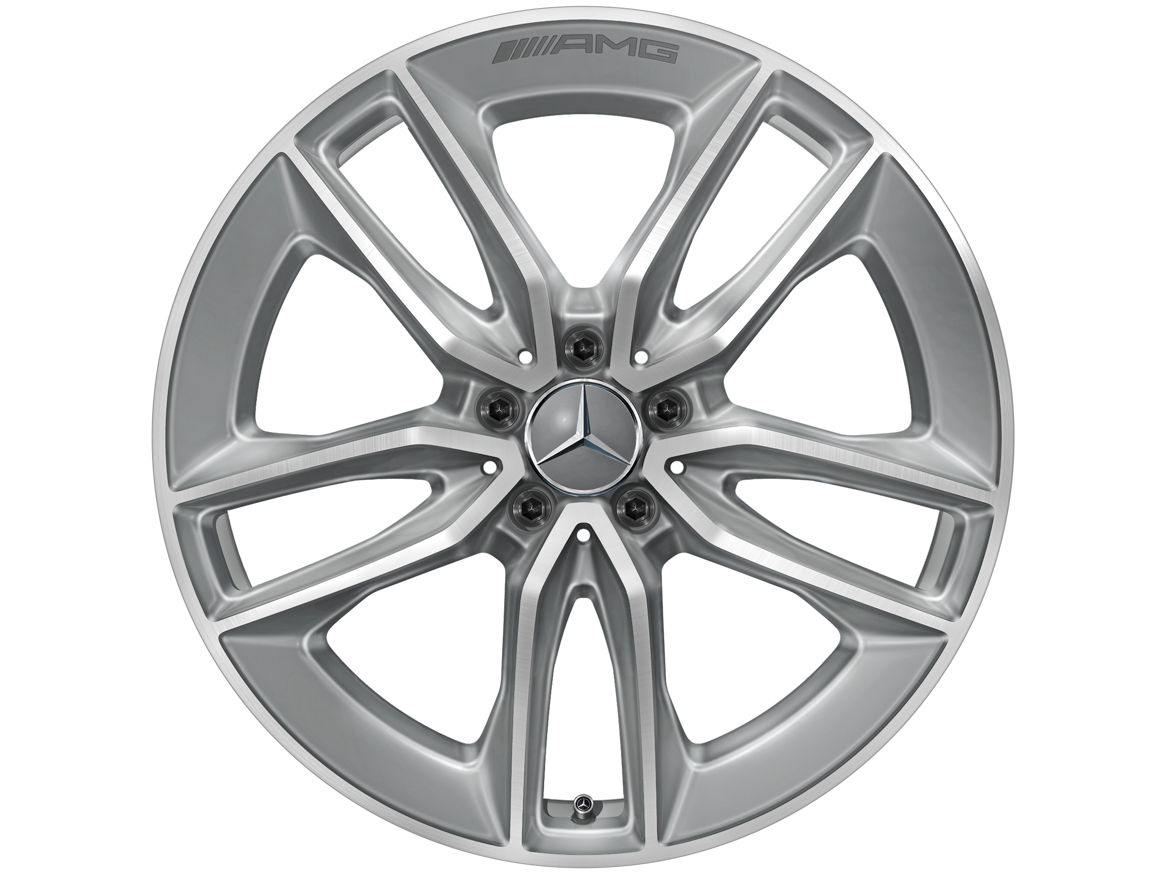 AMG 5-twin-spoke wheel, 50.8 cm (20-inch) - 9 J x 20 ET 49, tremolite metallic, high-sheen
