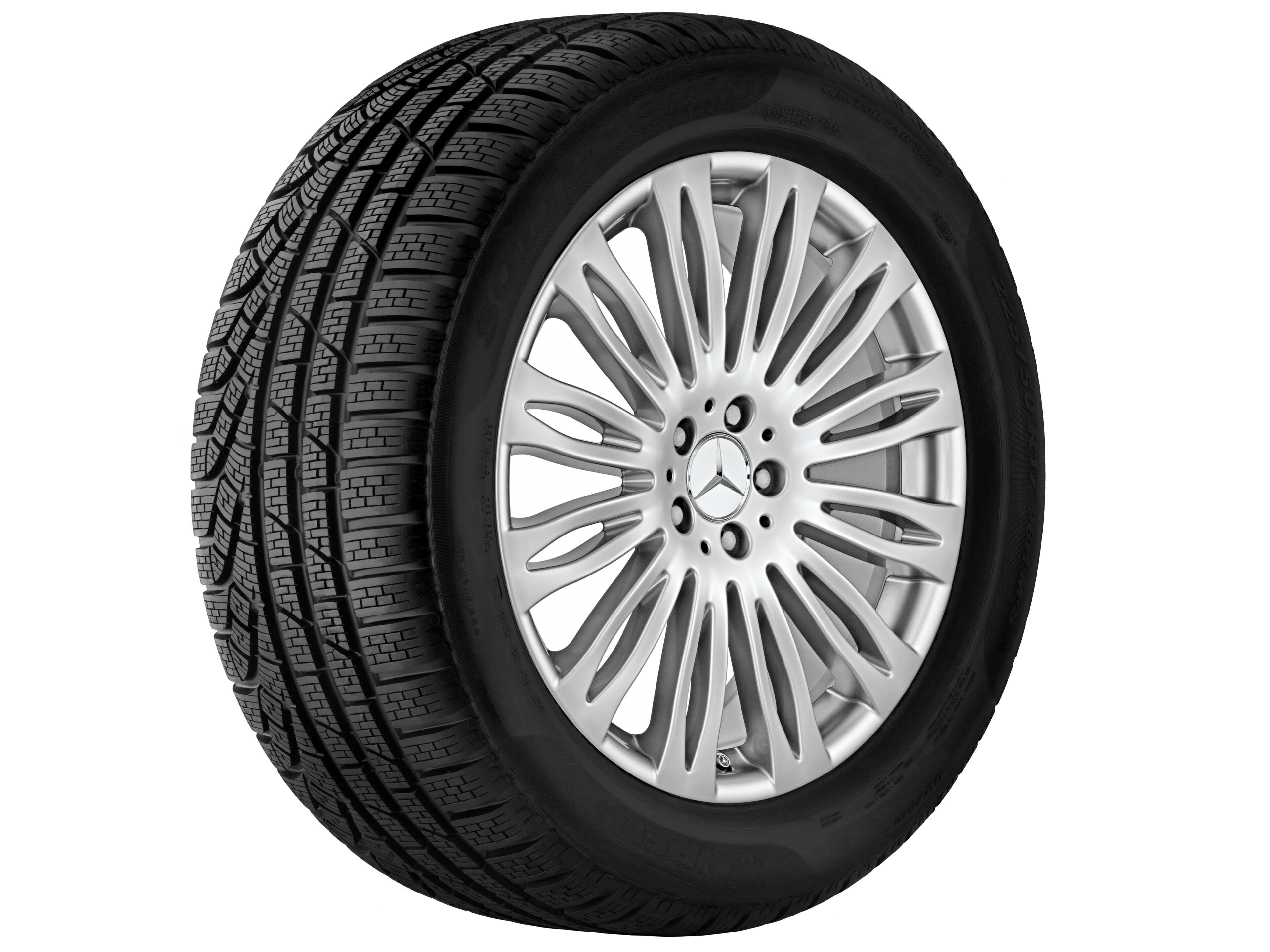 Multi-spoke wheel, 50.8 cm (20-inch) - 8,5 J x 20 ET 36, thulium silver