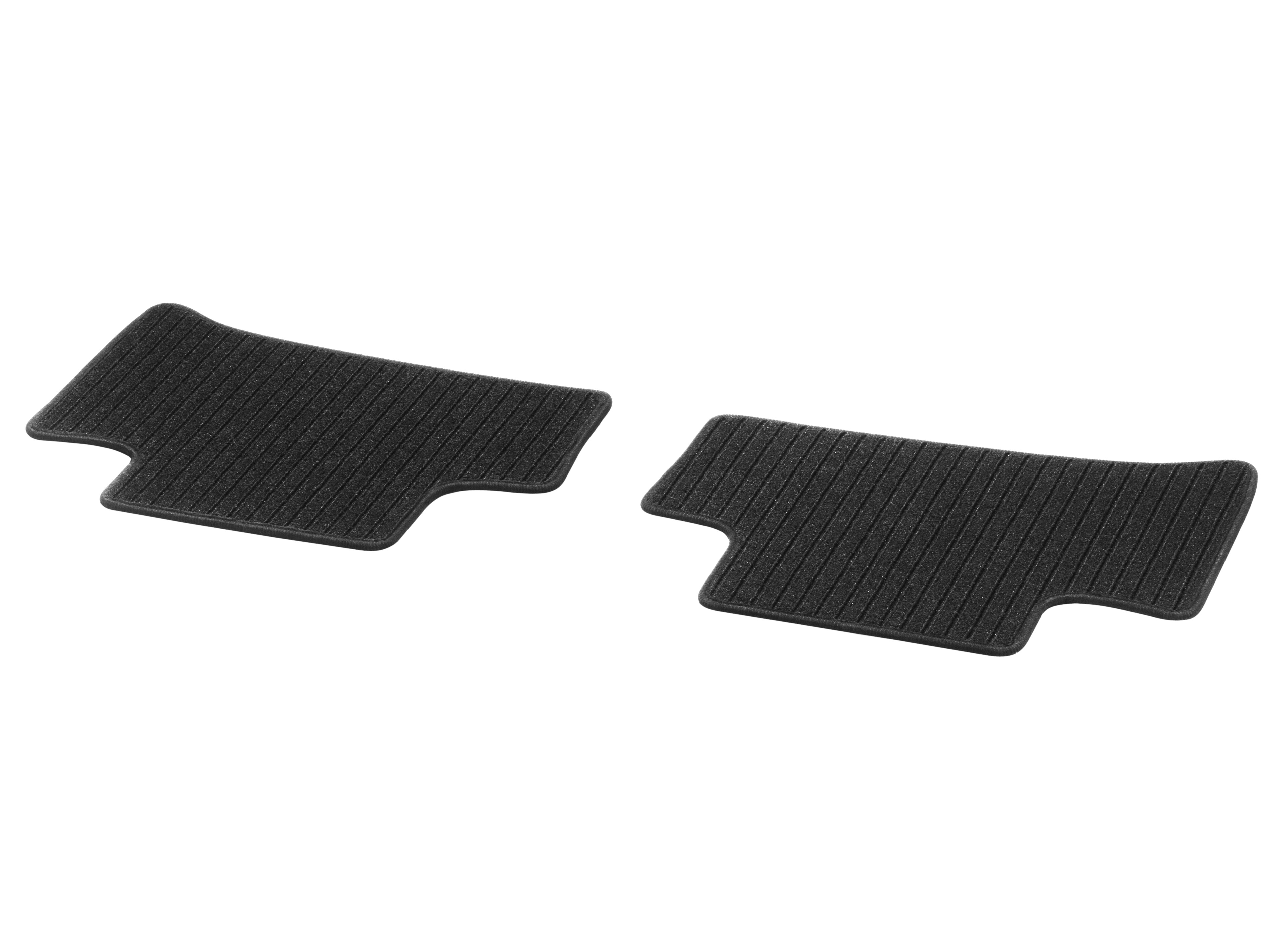 Ribbed mats, CLASSIC, Rear, Set of 2