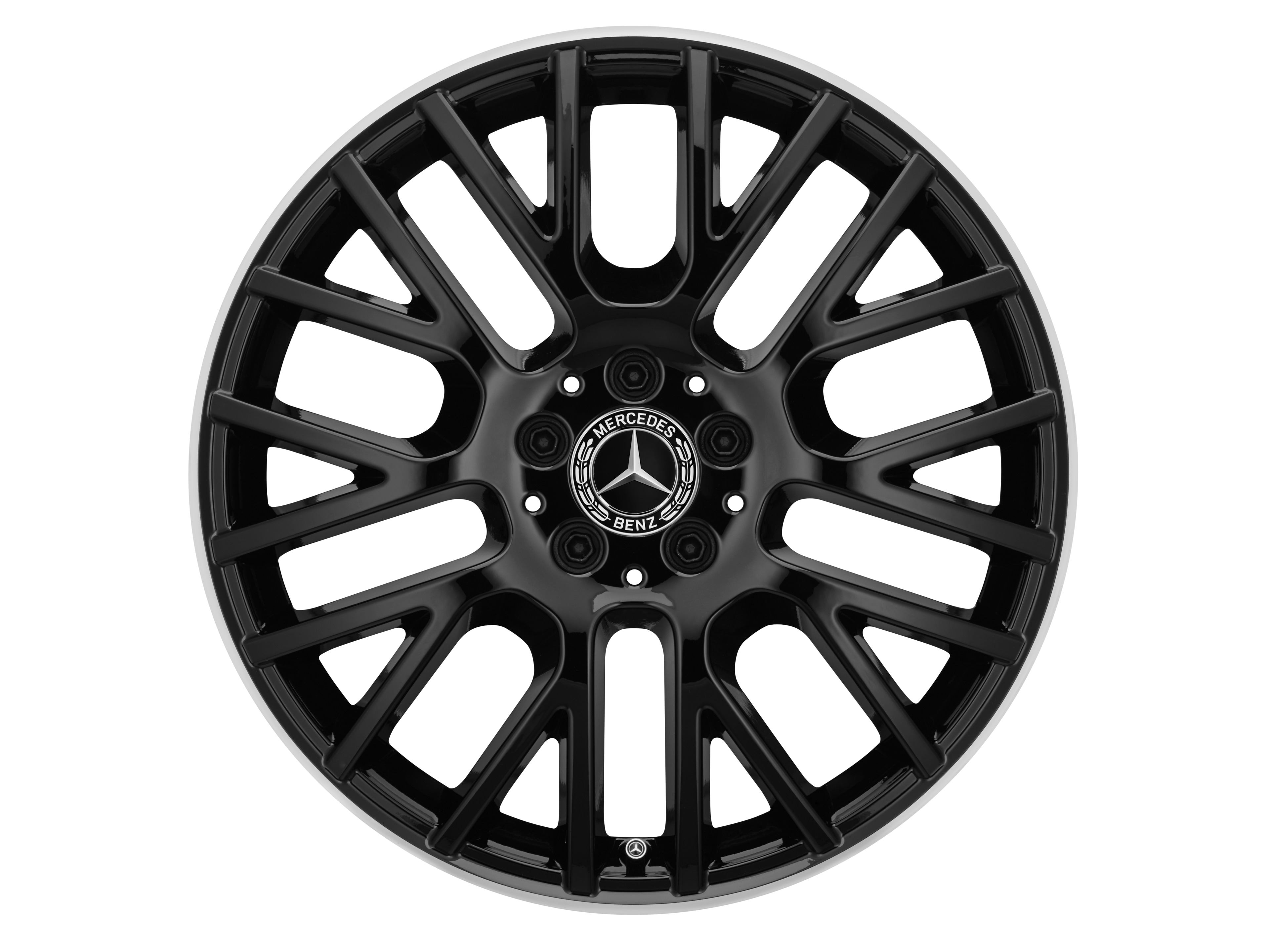 Y-spoke wheel, 48.3 cm (19-inch), High-sheen rim flange - 8 J x 19 ET 61, black, high-sheen