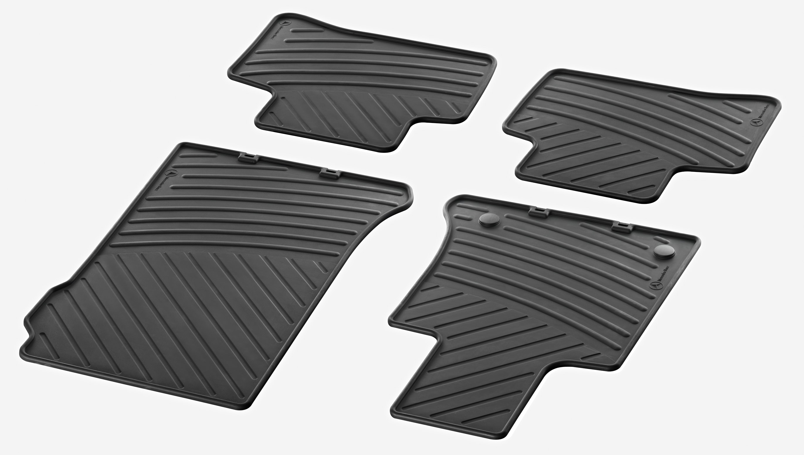 All-season floor mats CLASSIC, Set, Set of 4 - LHD, black