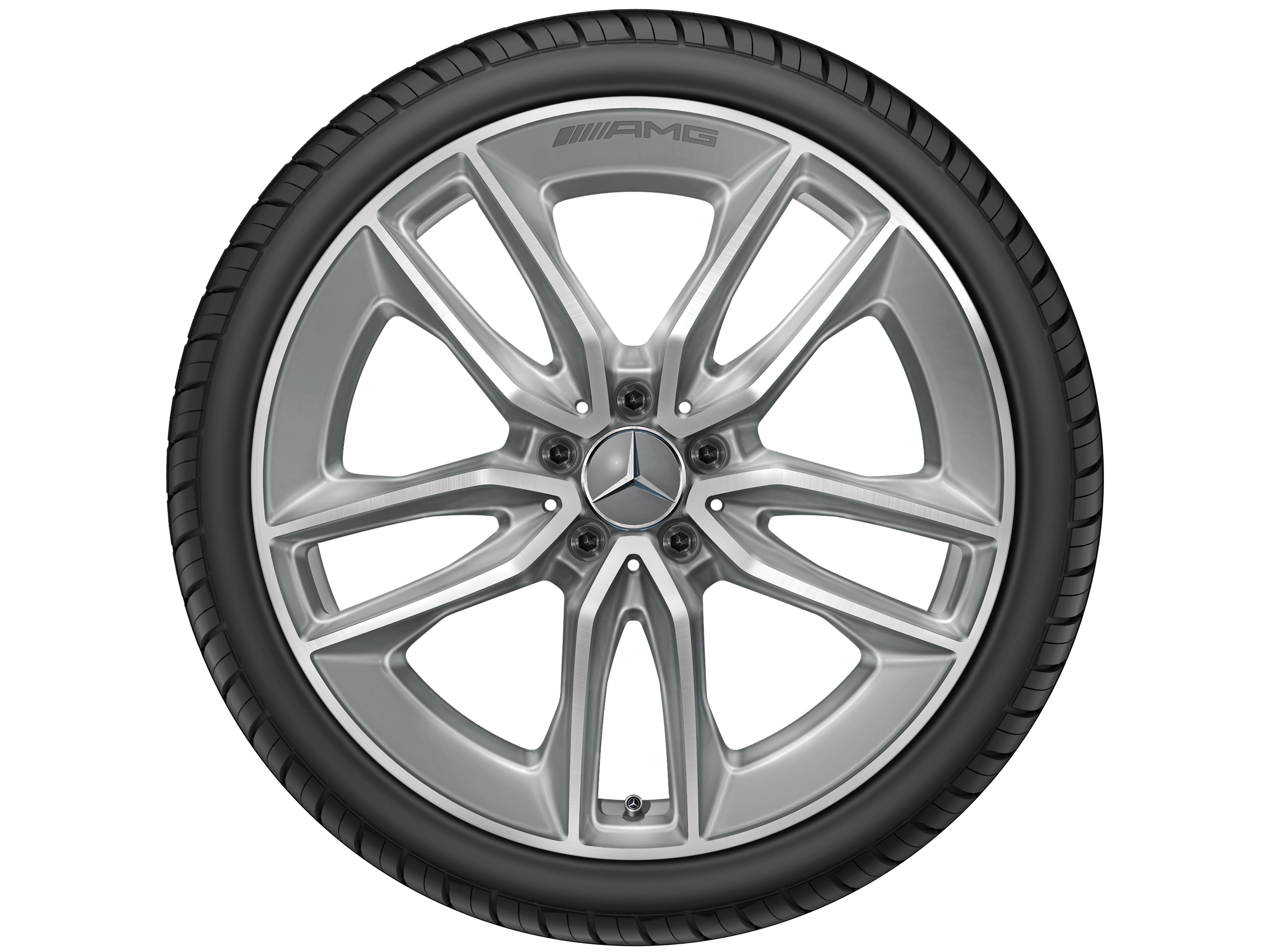 AMG 5-twin-spoke wheel, 50.8 cm (20-inch) - 9 J x 20 ET 49, tremolite metallic, high-sheen