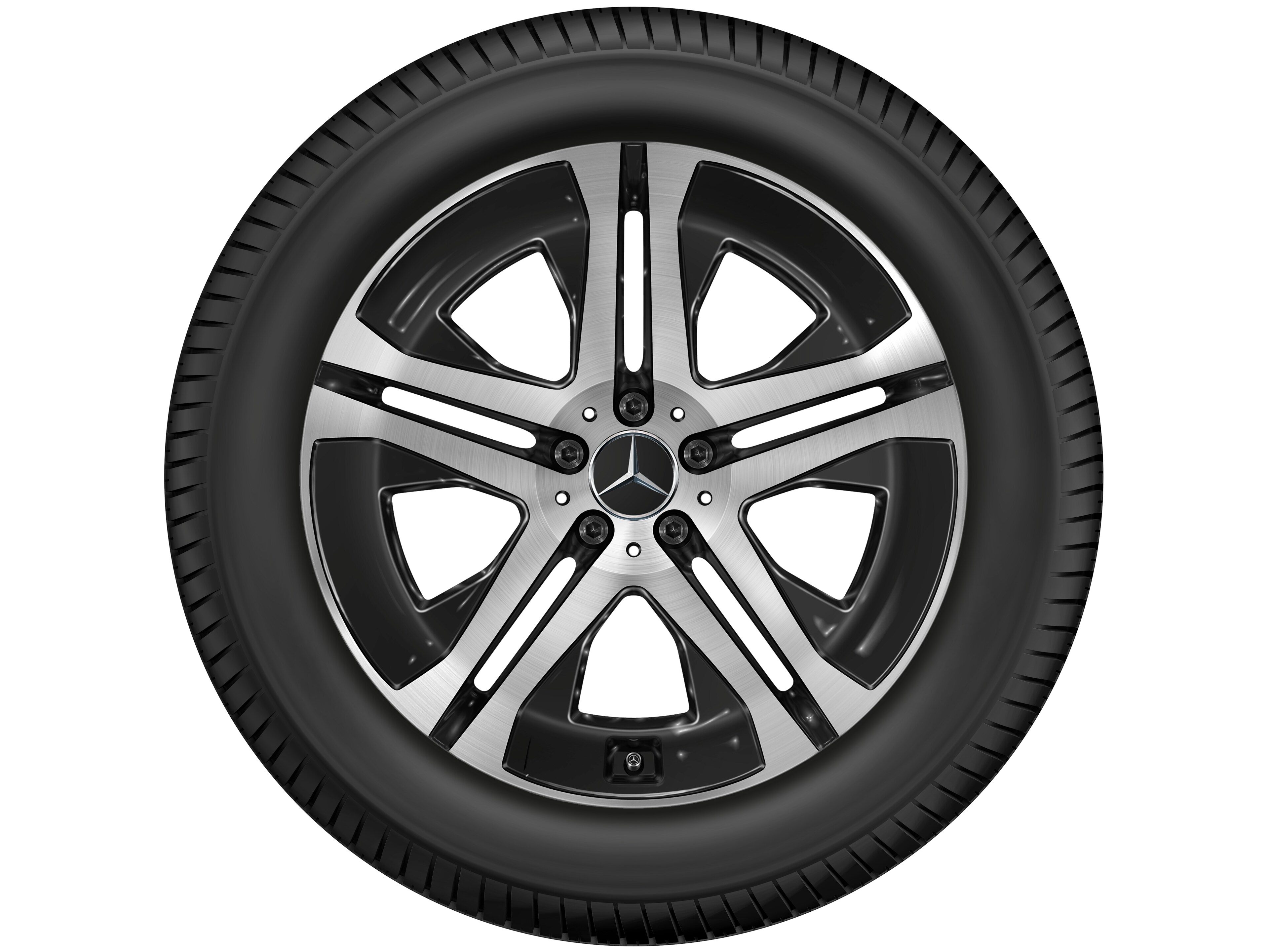 5-twin-spoke wheel, 50.8 cm (20-inch), High-sheen finish - 8,5 J x 20 ET 62,5, black, high-sheen