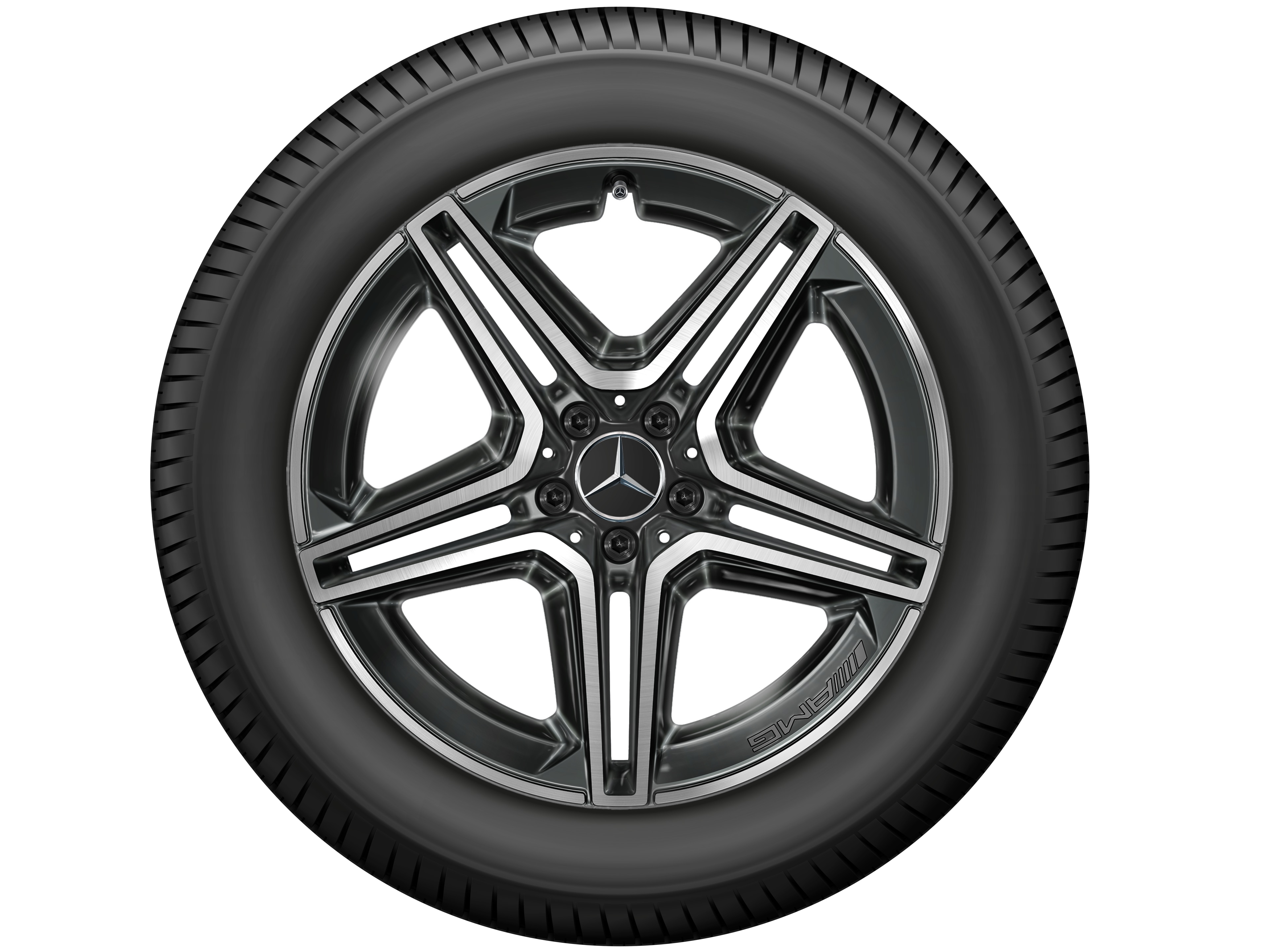 AMG 5-twin-spoke wheel, 50.8 cm (20-inch) - 9 J x 20 ET 57, black, high-sheen