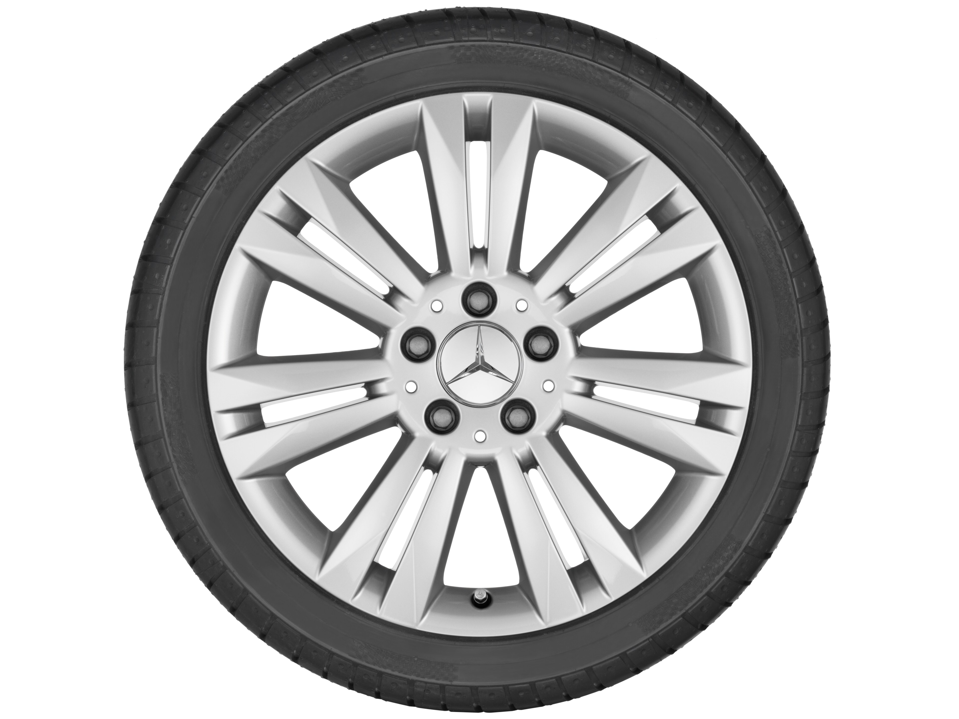 7-twin-spoke wheel, 43.2 cm (17-inch) - 7,5 J x 17 ET 52,5, titanium silver, painted