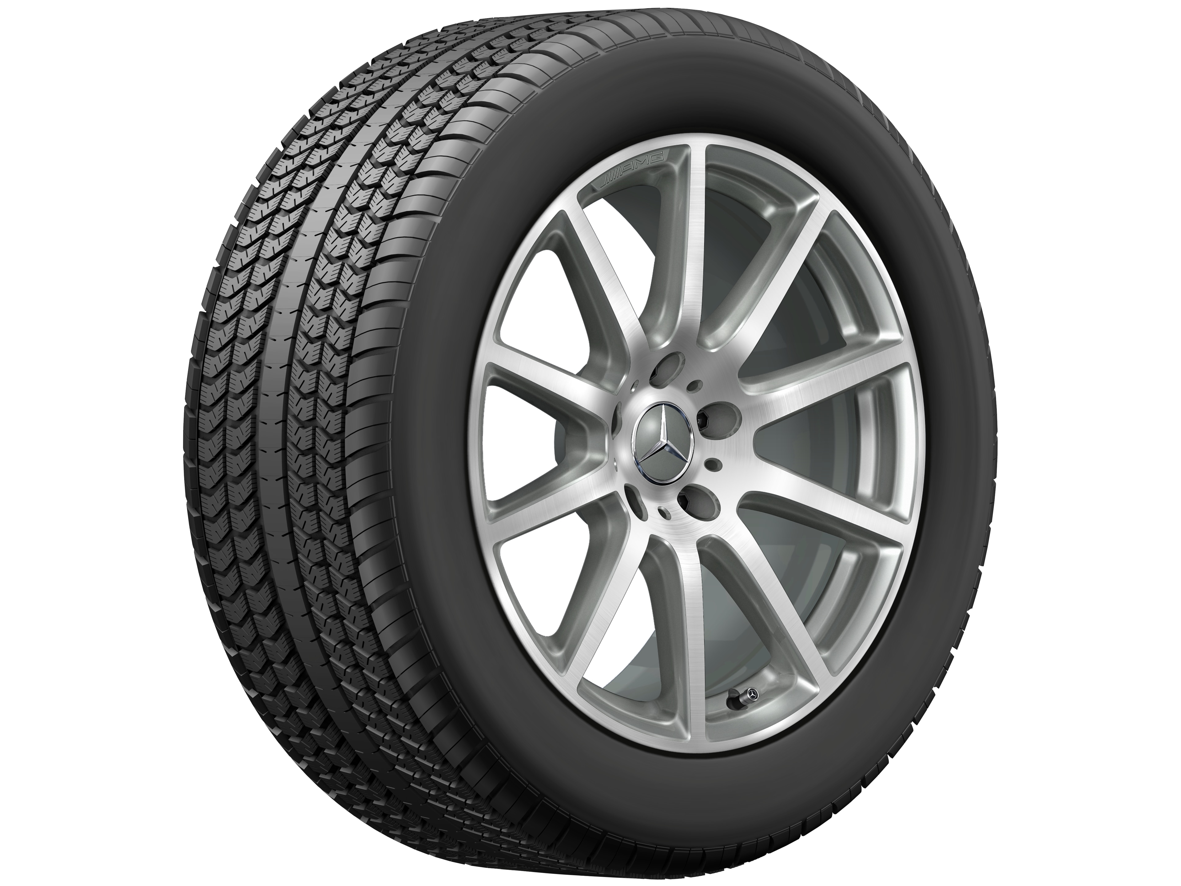 AMG multi-spoke wheel, 50.8 cm (20-inch) - 9,5 J x 20 ET 35, titanium grey, high-sheen