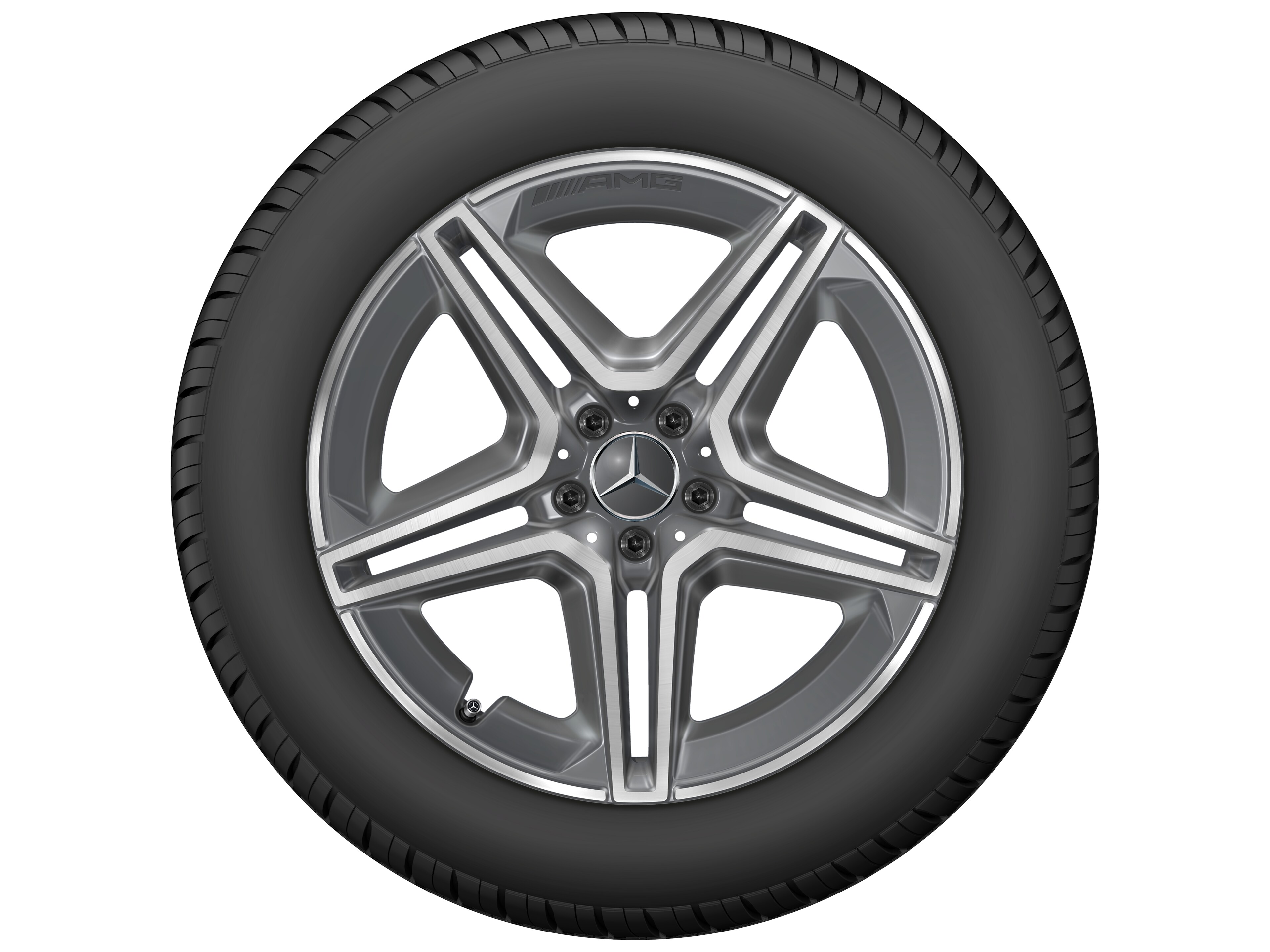 AMG 5-twin-spoke wheel, 50.8 cm (20-inch) - 9 J x 20 ET 57, tremolite metallic, high-sheen