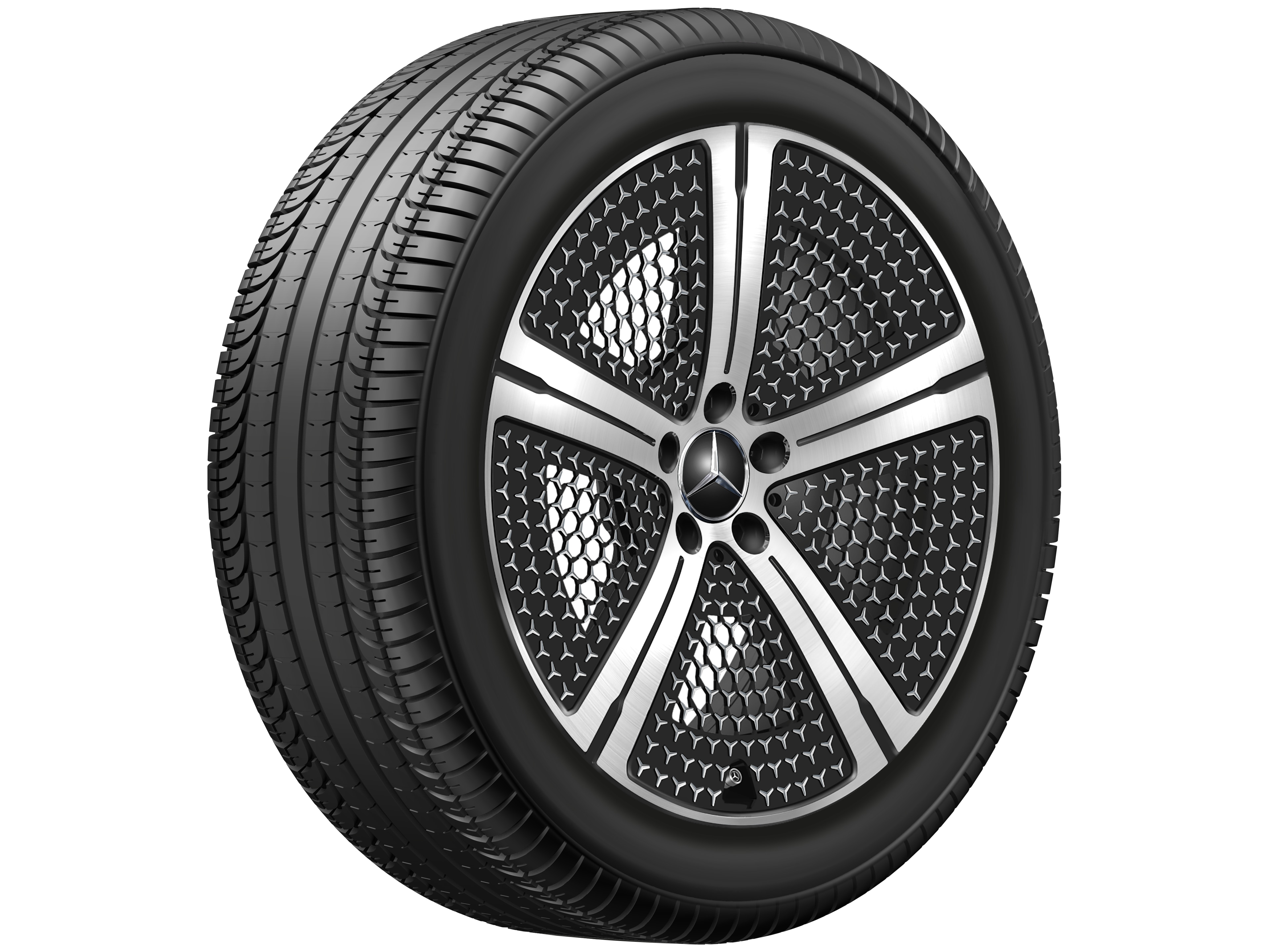 5-spoke wheel, Aero, 50.8 cm (20-inch), High-sheen finish - 8,5 J x 20 ET 33, black, high-sheen