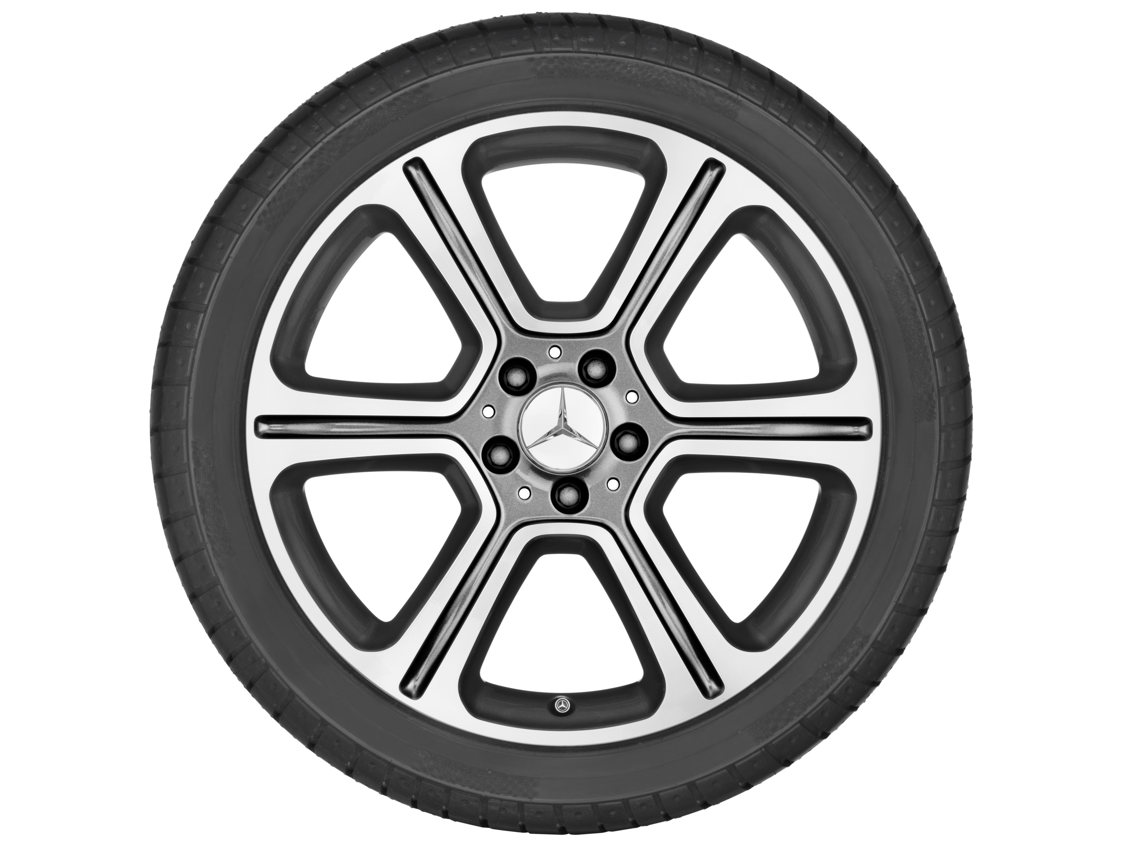 6-spoke wheel, 48.3 cm (19-inch), High-sheen finish - 7,5 J x 19 ET 44, himalaya grey, high-sheen