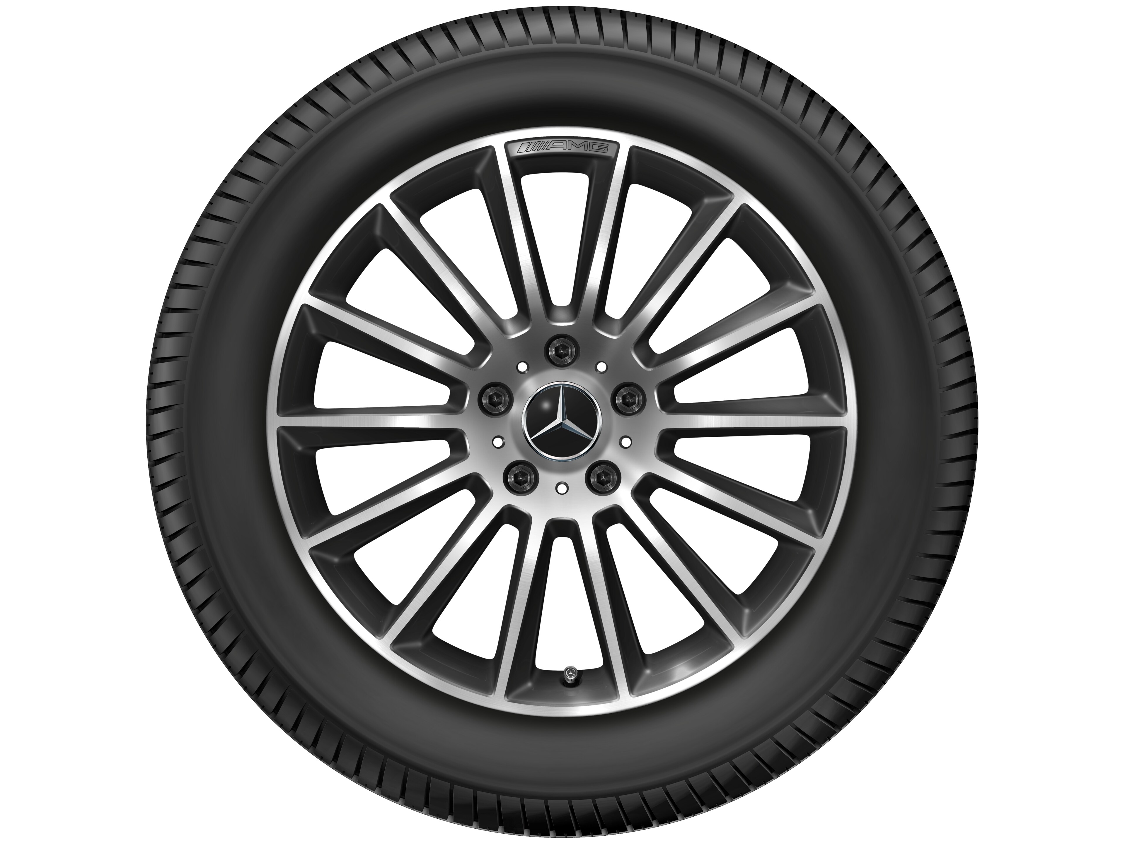 AMG multi-spoke wheel, 50.8 cm (20-inch) - 8,5 J x 20 ET 32, black, high-sheen