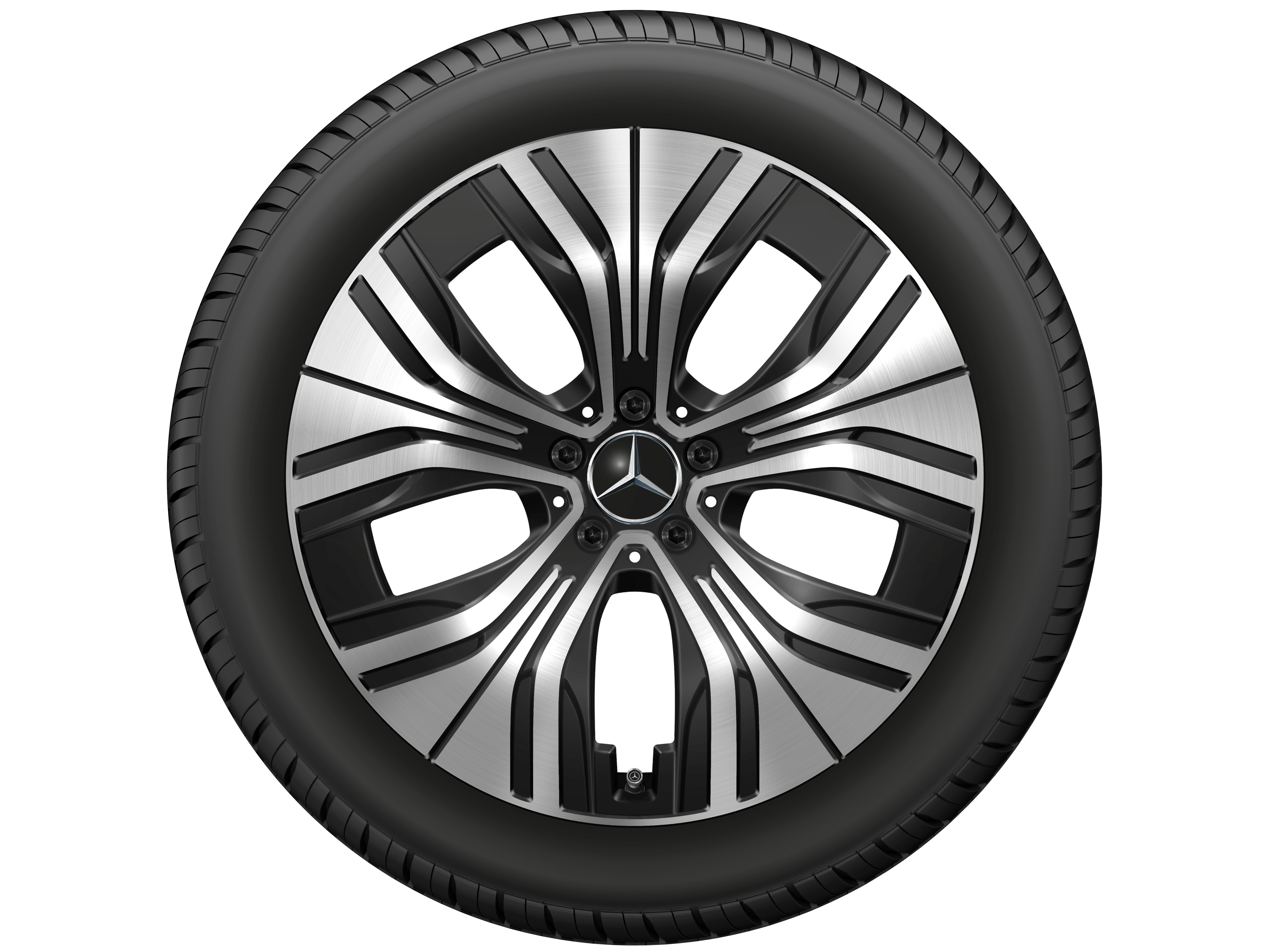 5-spoke wheel, Aero, 50.8 cm (20-inch), High-sheen finish - 8,5 J x 20 ET 38,5, black, high-sheen