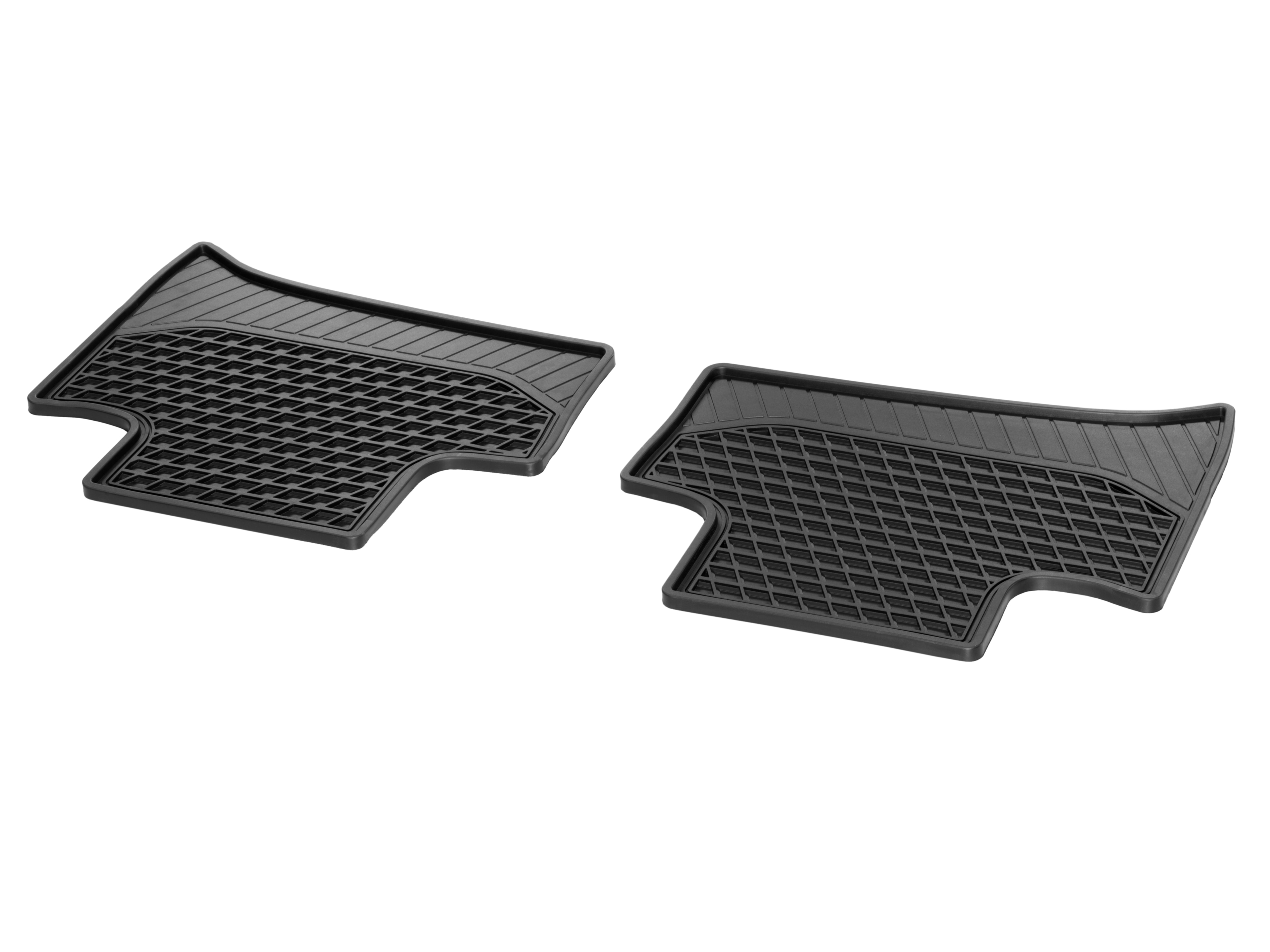 All-season floor mats CLASSIC, Rear, Set of 2