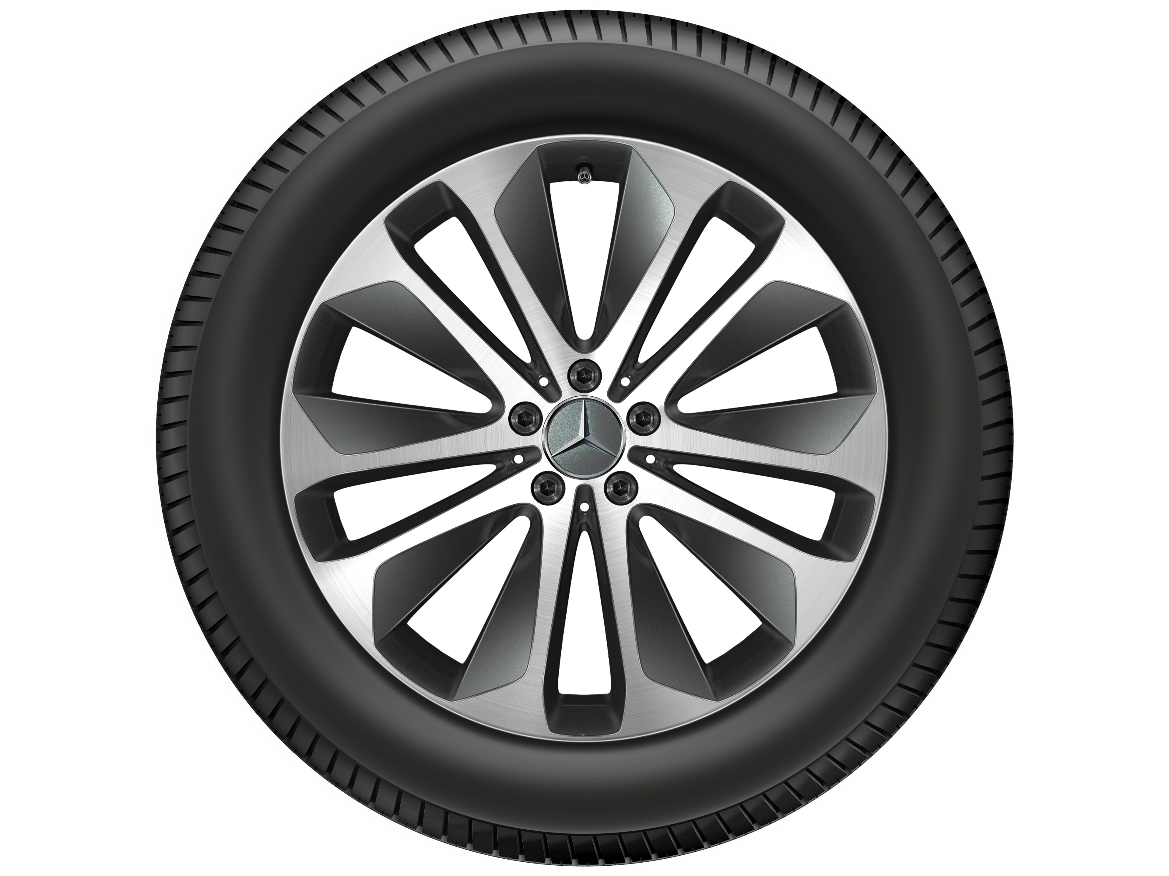 10-spoke wheel, 50.8 cm (20-inch), High-sheen finish - 8,5 J x 20 ET 55,5, himalaya grey, high-sheen