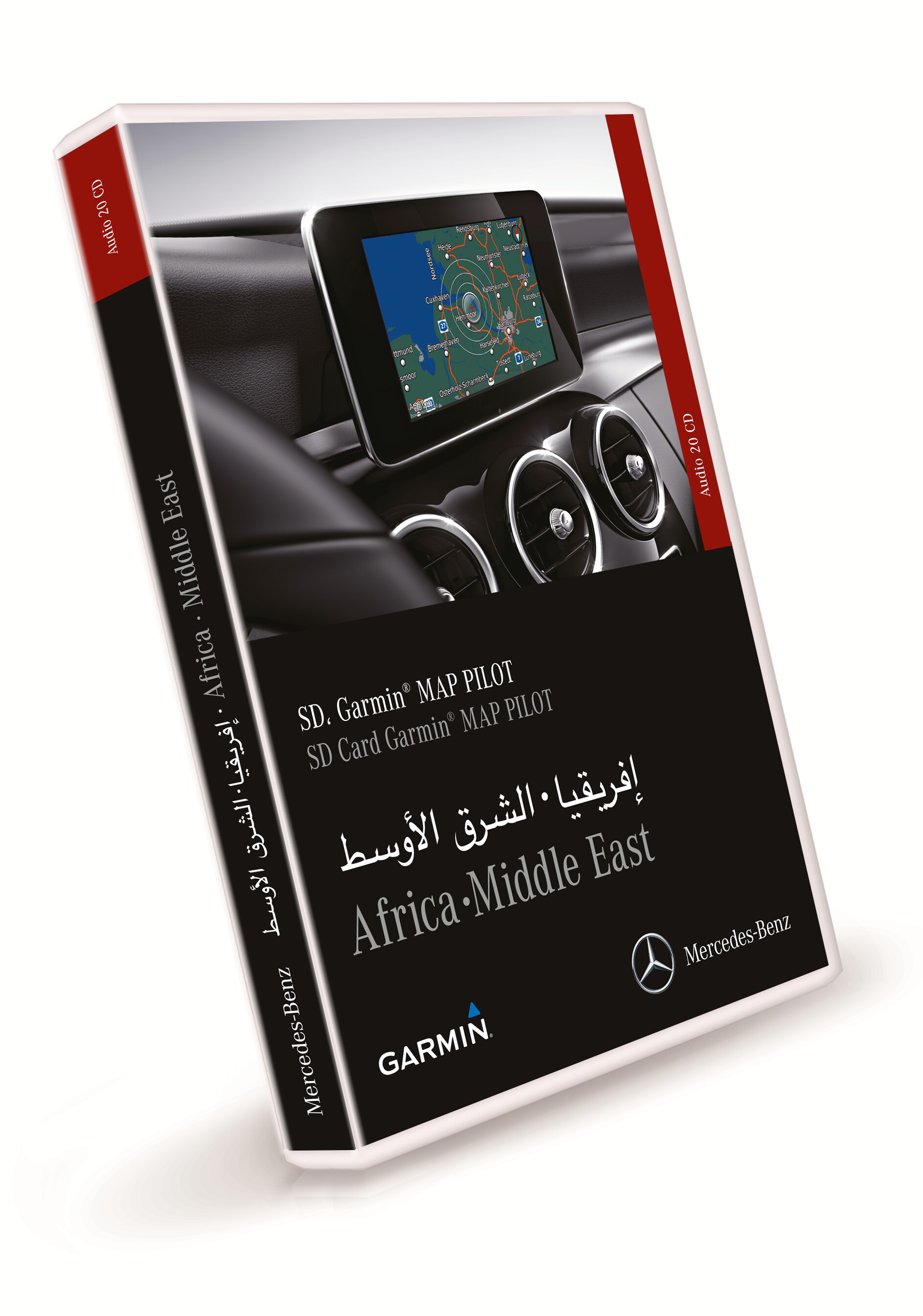 Garmin® MAP PILOT, Navigation module SD card, Africa/M. East, for retrofit code 357 (EG9), models with pre-installation Code 522