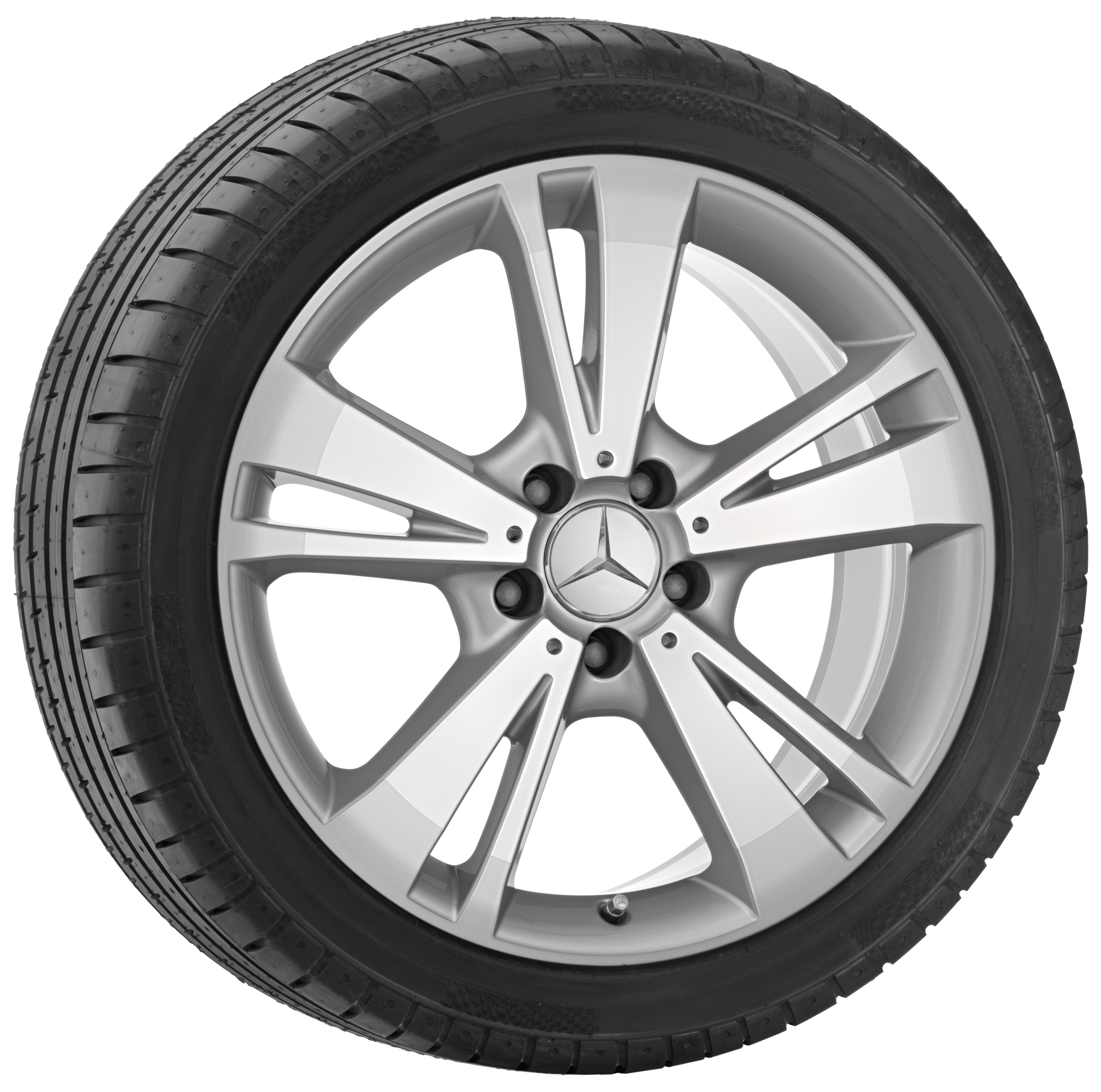 5-twin-spoke wheel, 45.7 cm (18-inch) - 9 J x 18 ET 54, titanium silver