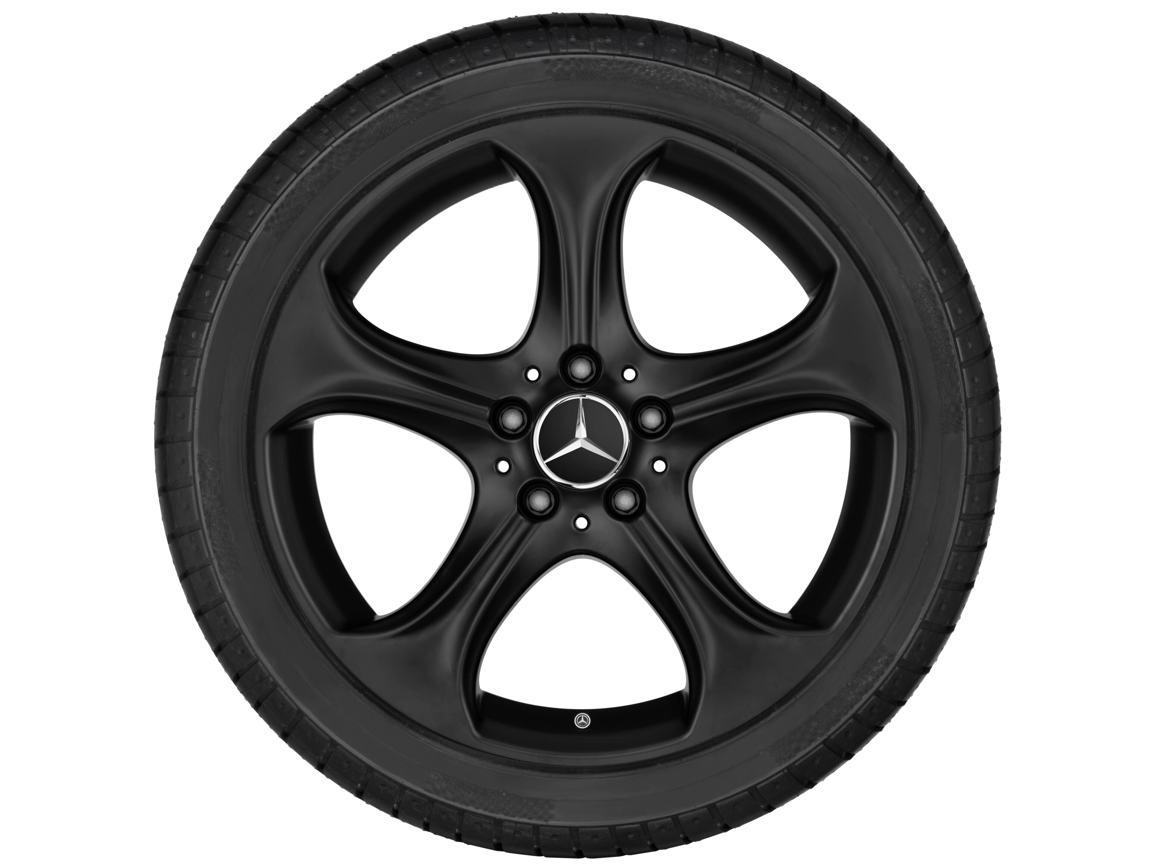 5-spoke wheel, 45.7 cm (18-inch) - 7,5 J x 18 ET 44, matt black, painted
