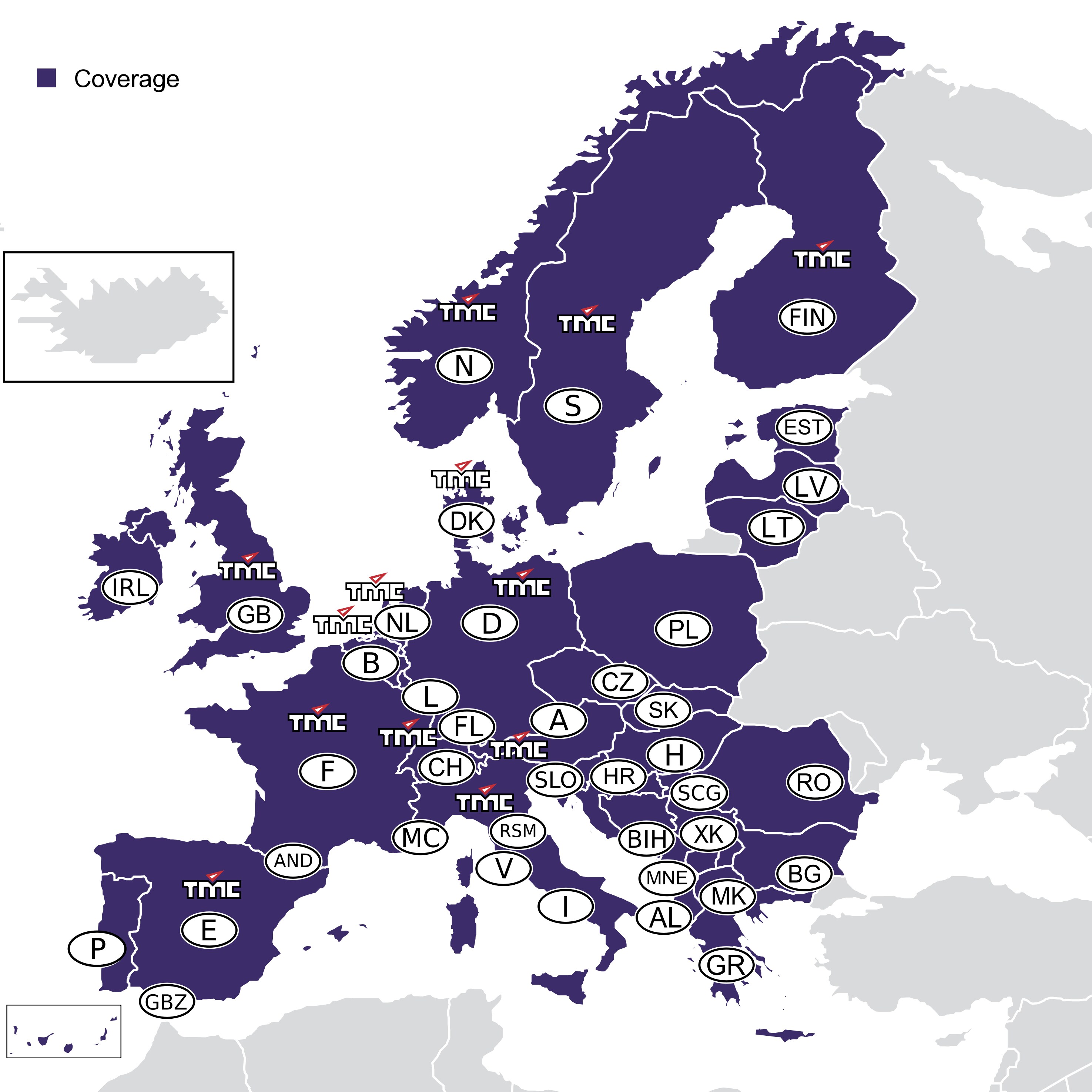 Navigation update, COMAND APS, Europe, Version 2018/2019, - FINAL VERSION - violet, NTG4-204